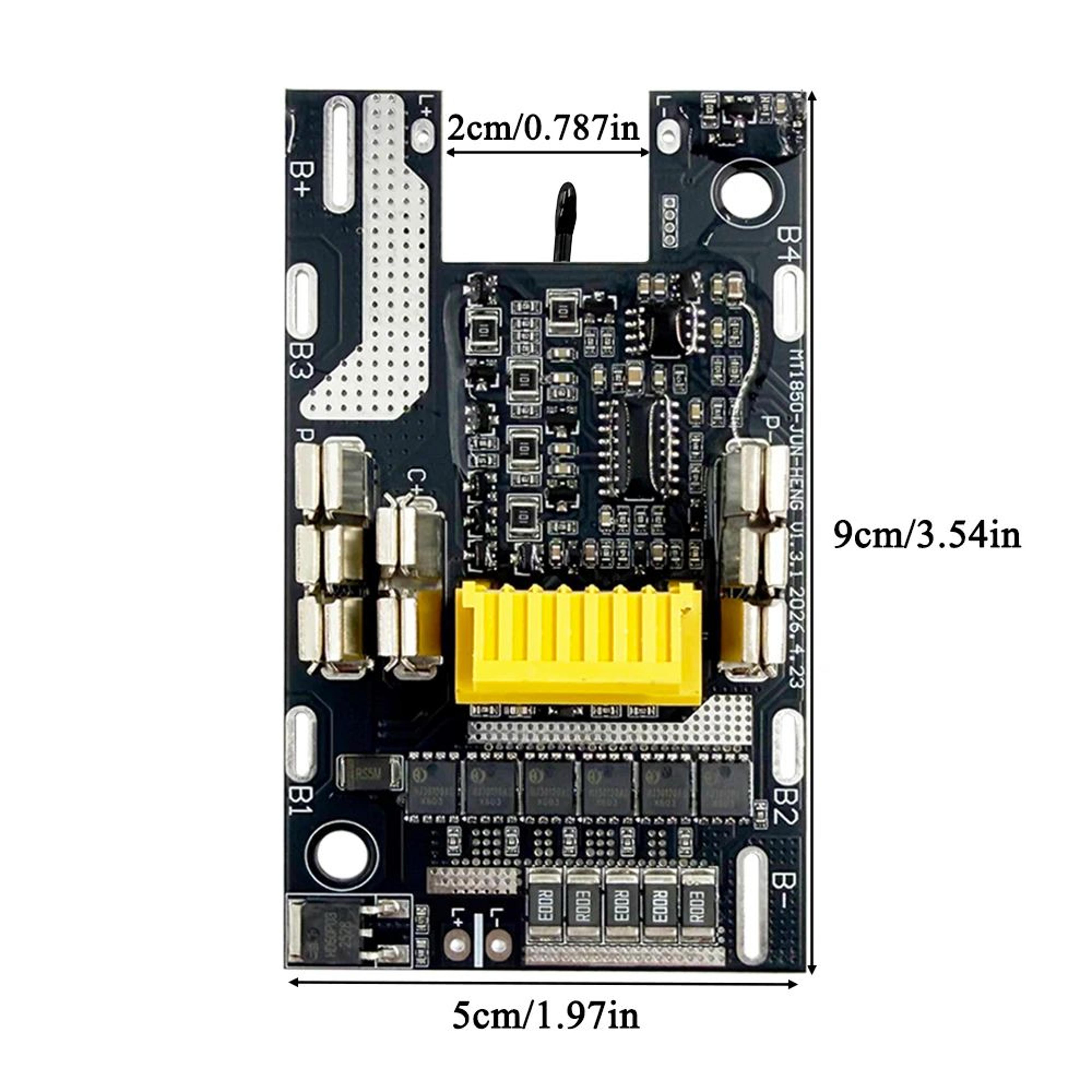 18V 21700 Lithium Battery Case With Balanced BMS PCB Protection Board 4
