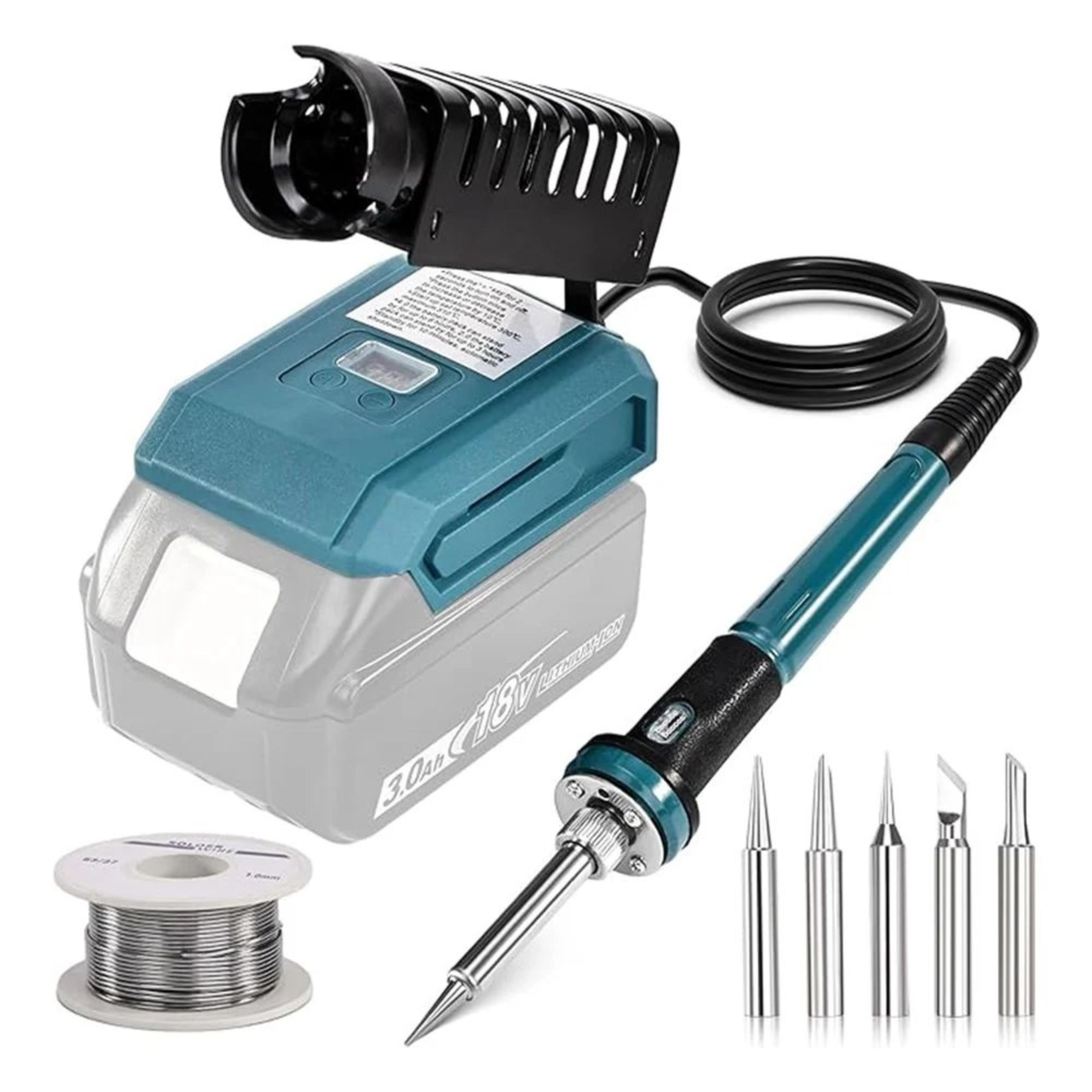 60w cordless soldering iron with fast heating and portable design without battery
