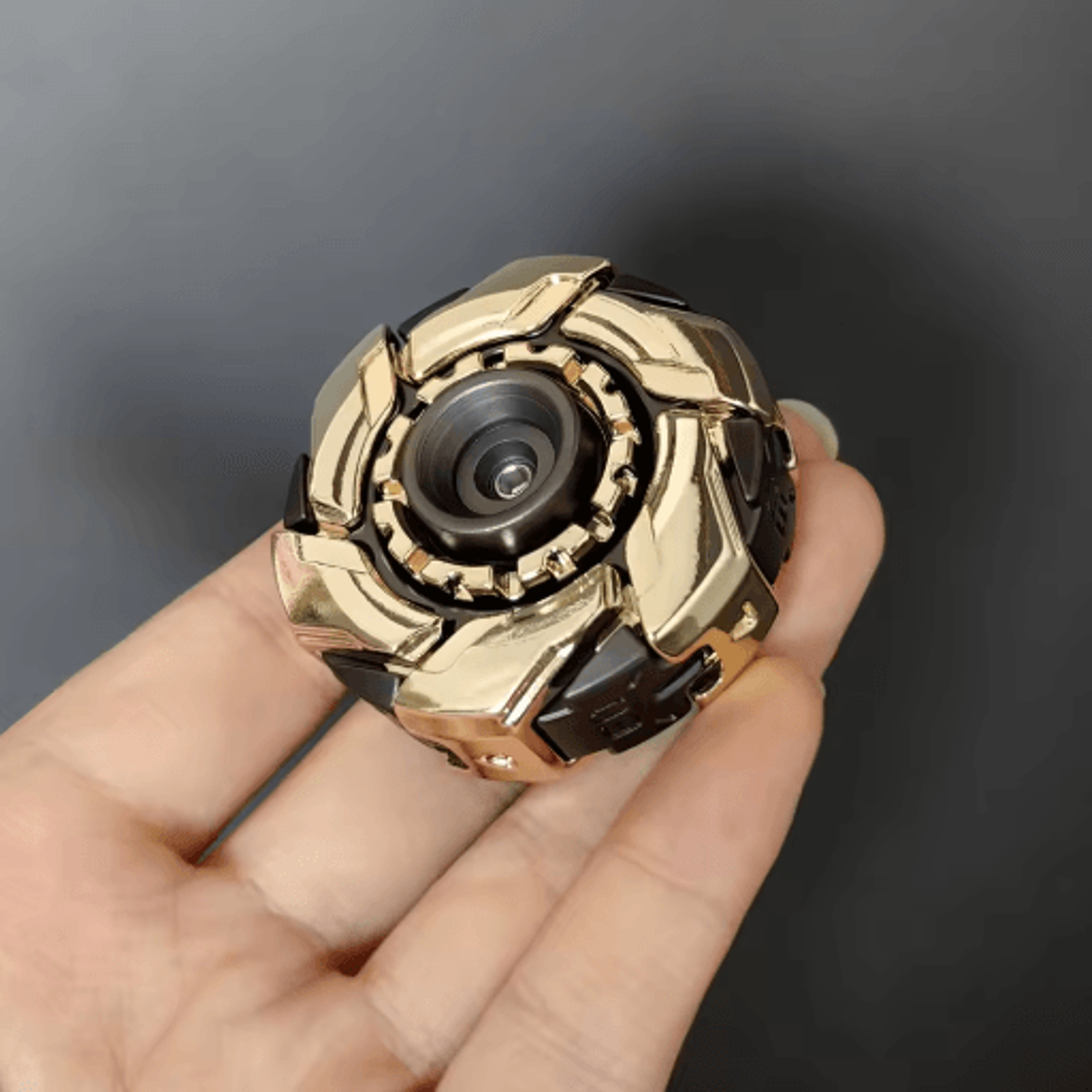 EDC Magnetic Fidget Slider  Spinning Top Open Armor Metal Stress Relief Toy For Adults 7