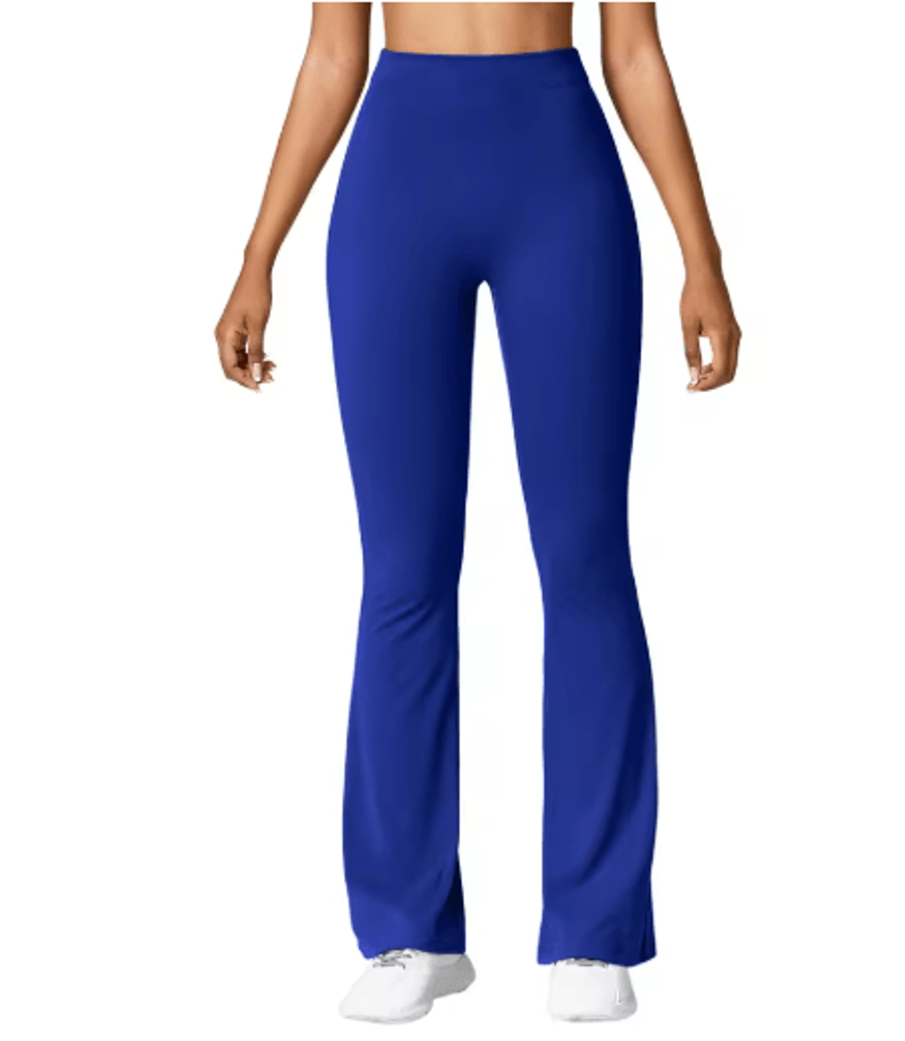 Womens V Back High Waist Push Up Leggings Slim Fit Gym Casual Sports Pants 1