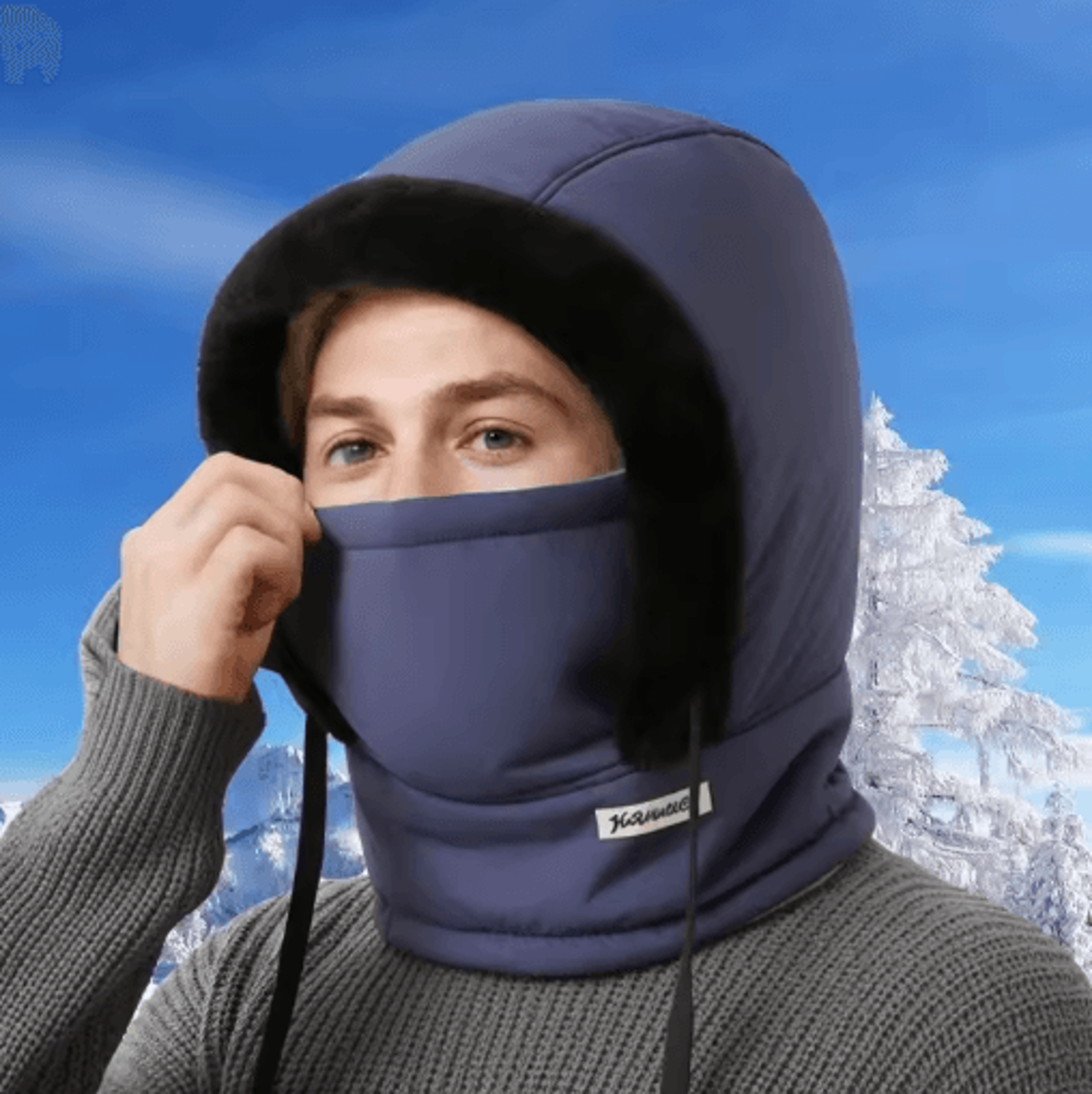 Winter Warm Cycling Hat Thick Velvet Ear Protection Cap For Men  Women 3