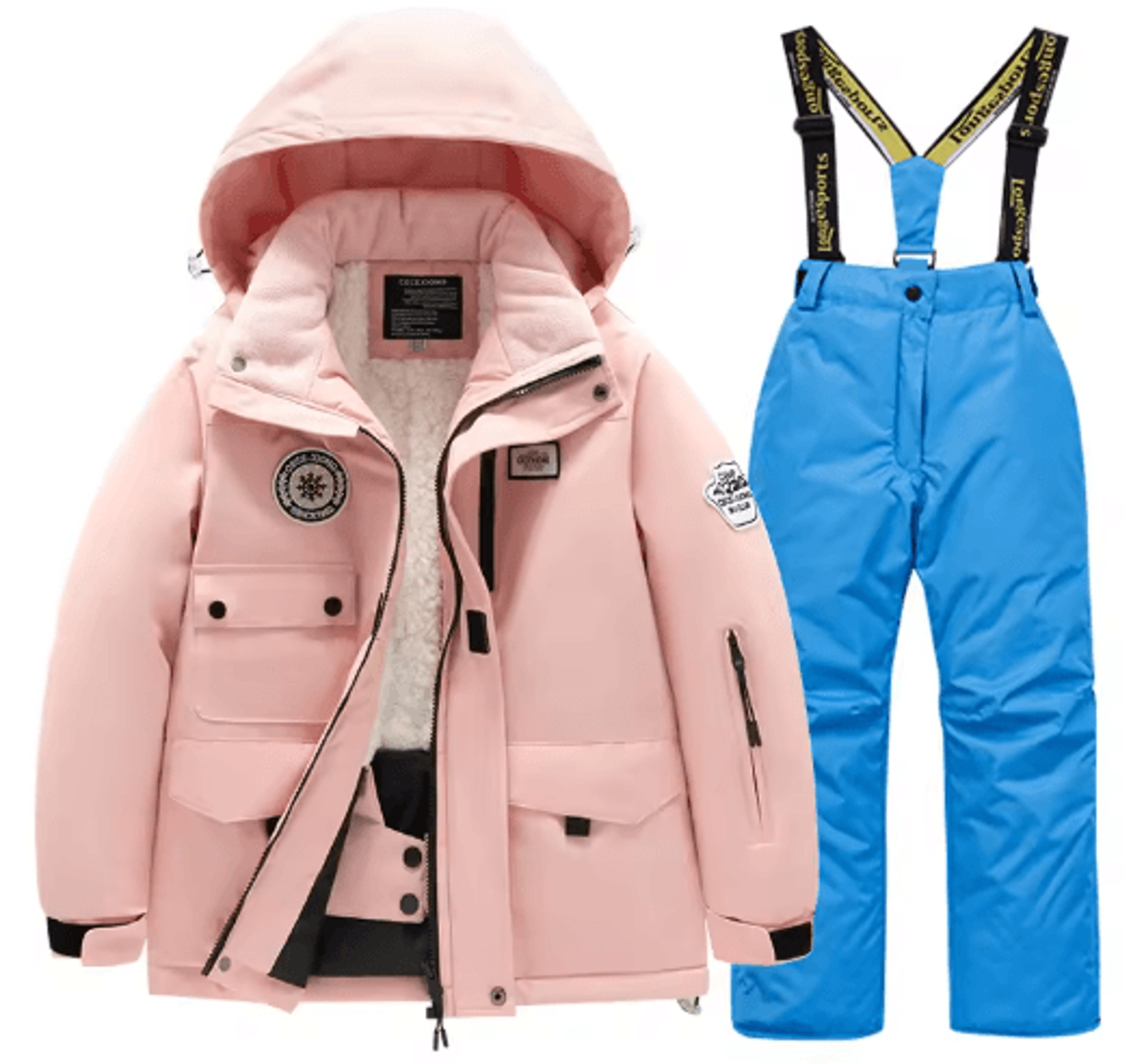 Childrens Winter Ski Suit Windproof Waterproof Snow Jacket For Boys And Girls 5