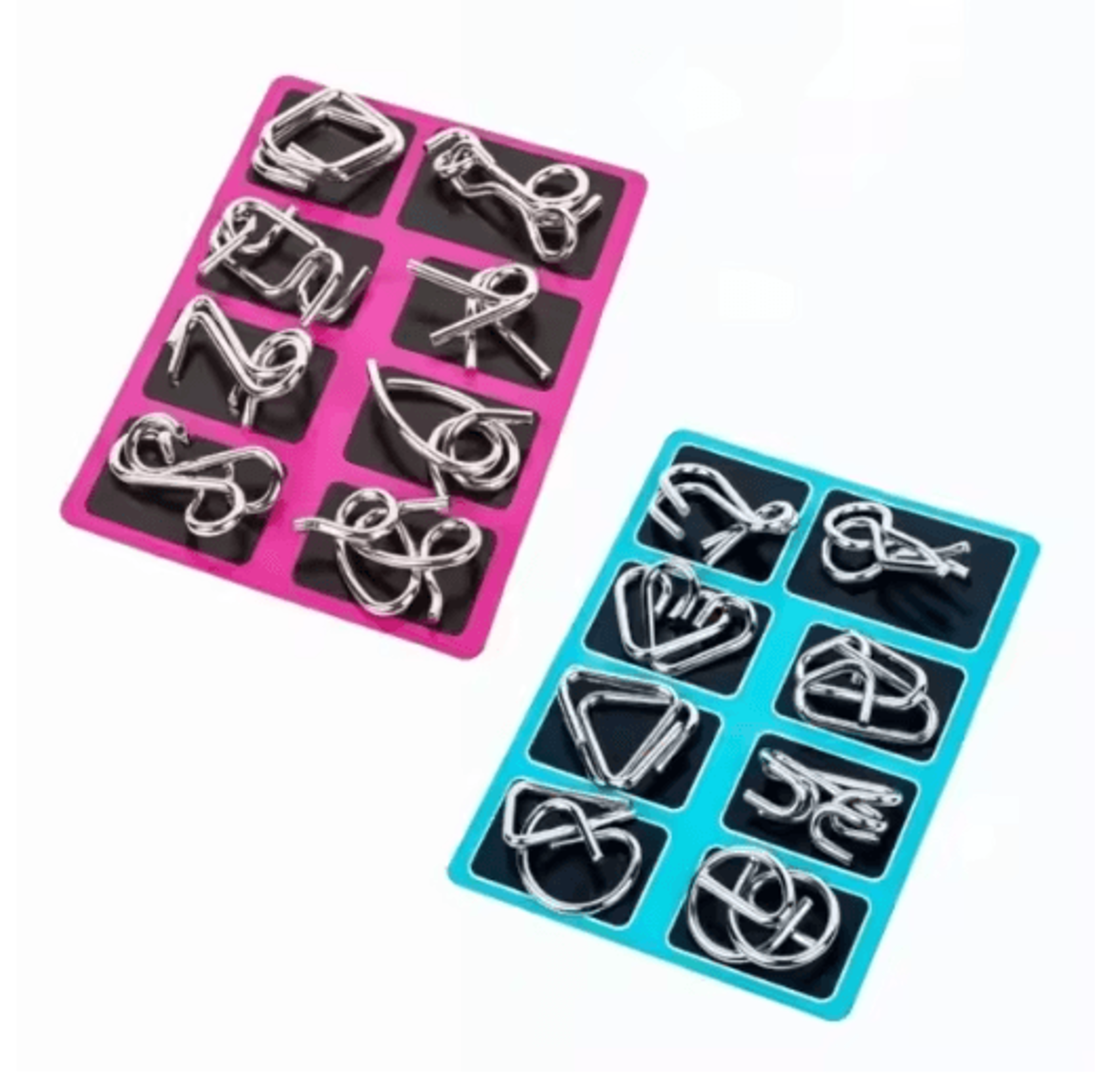 Stainless Steel Chinese Ring Puzzle IQ Brain Teaser For Logical Thinking Skill Development 6