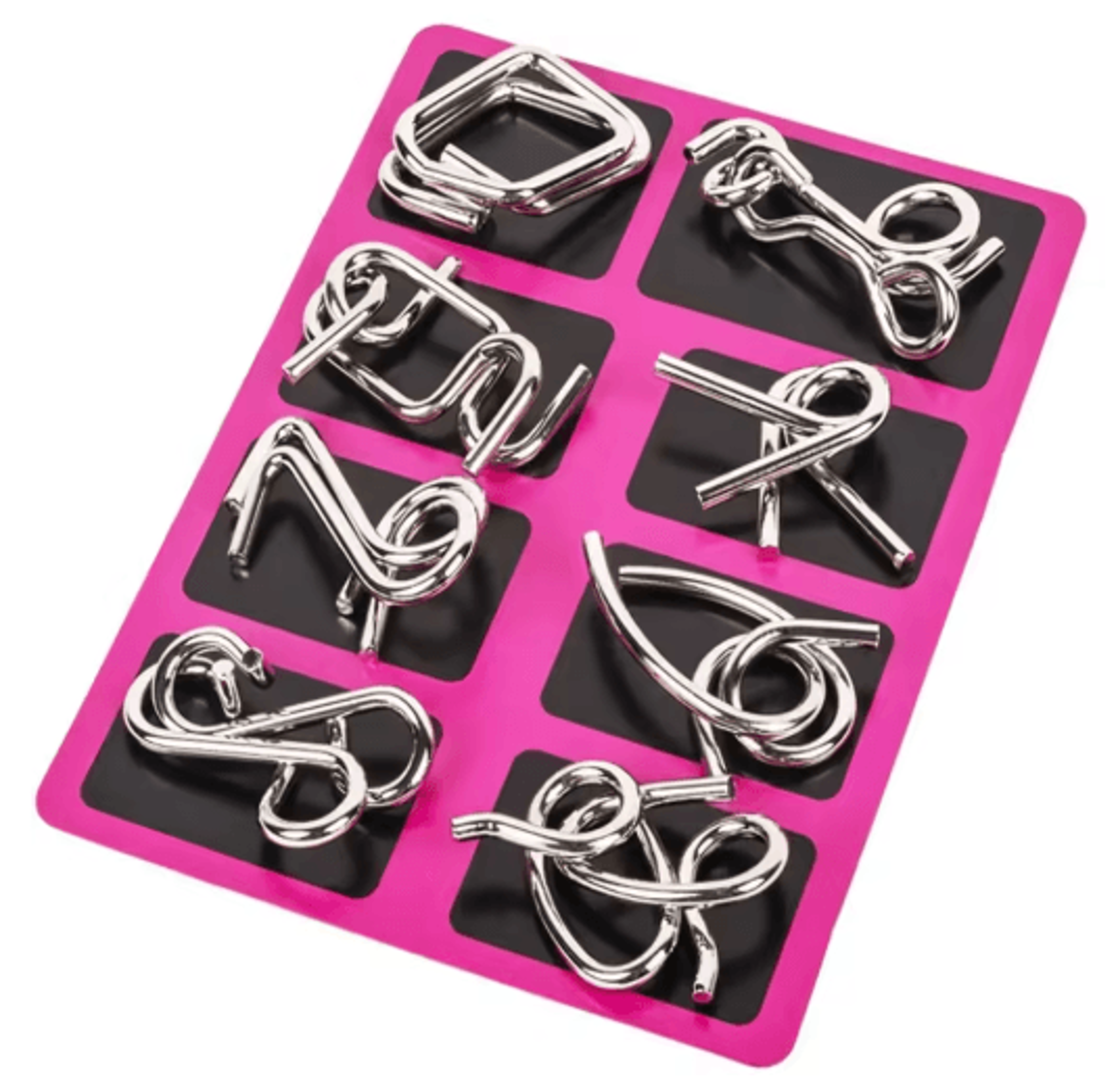 Stainless Steel Chinese Ring Puzzle IQ Brain Teaser For Logical Thinking Skill Development 9