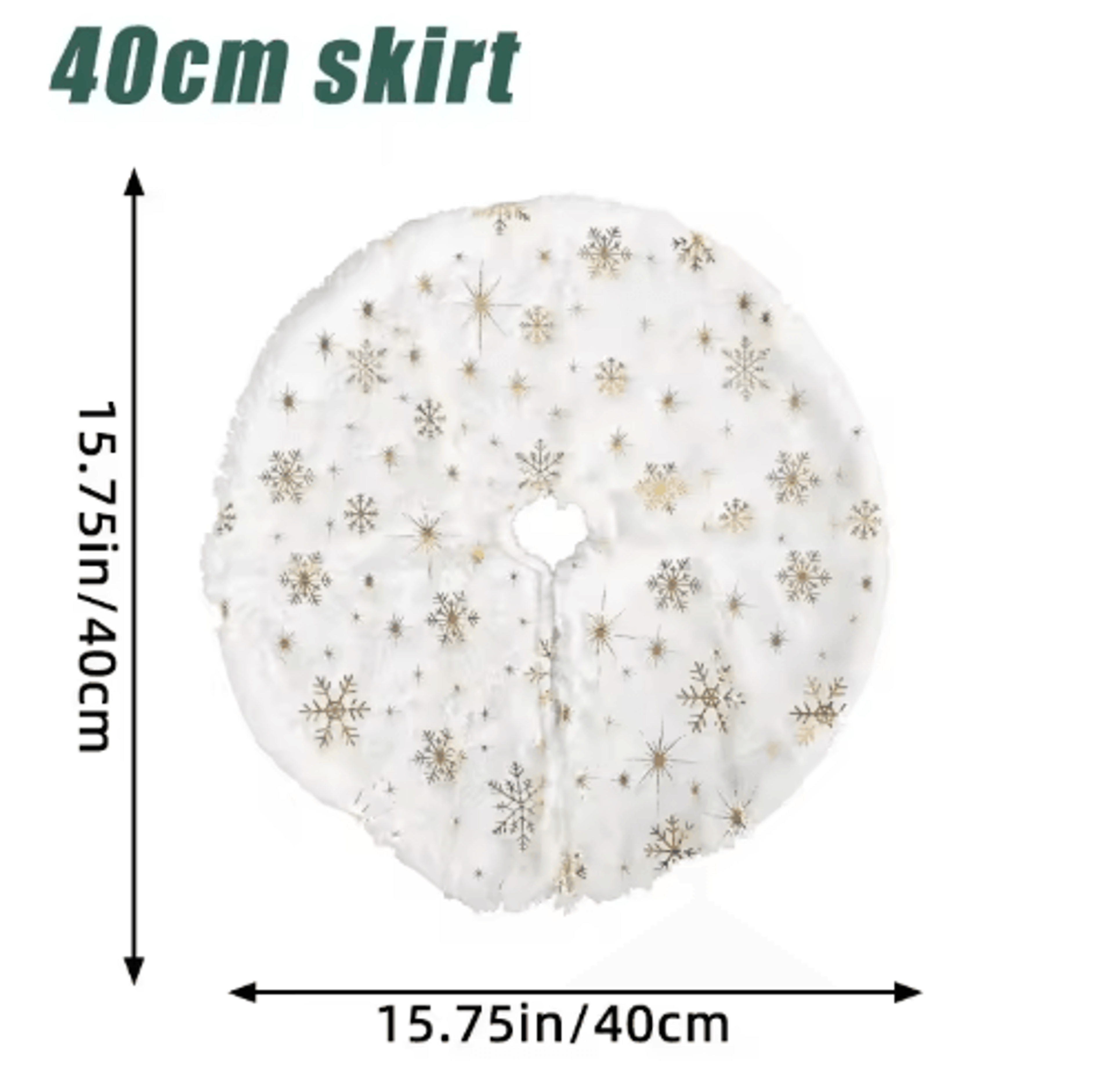 Creative Christmas Tree Skirt 3840cm Holiday Tree Base Carpet For Festive Decor 1