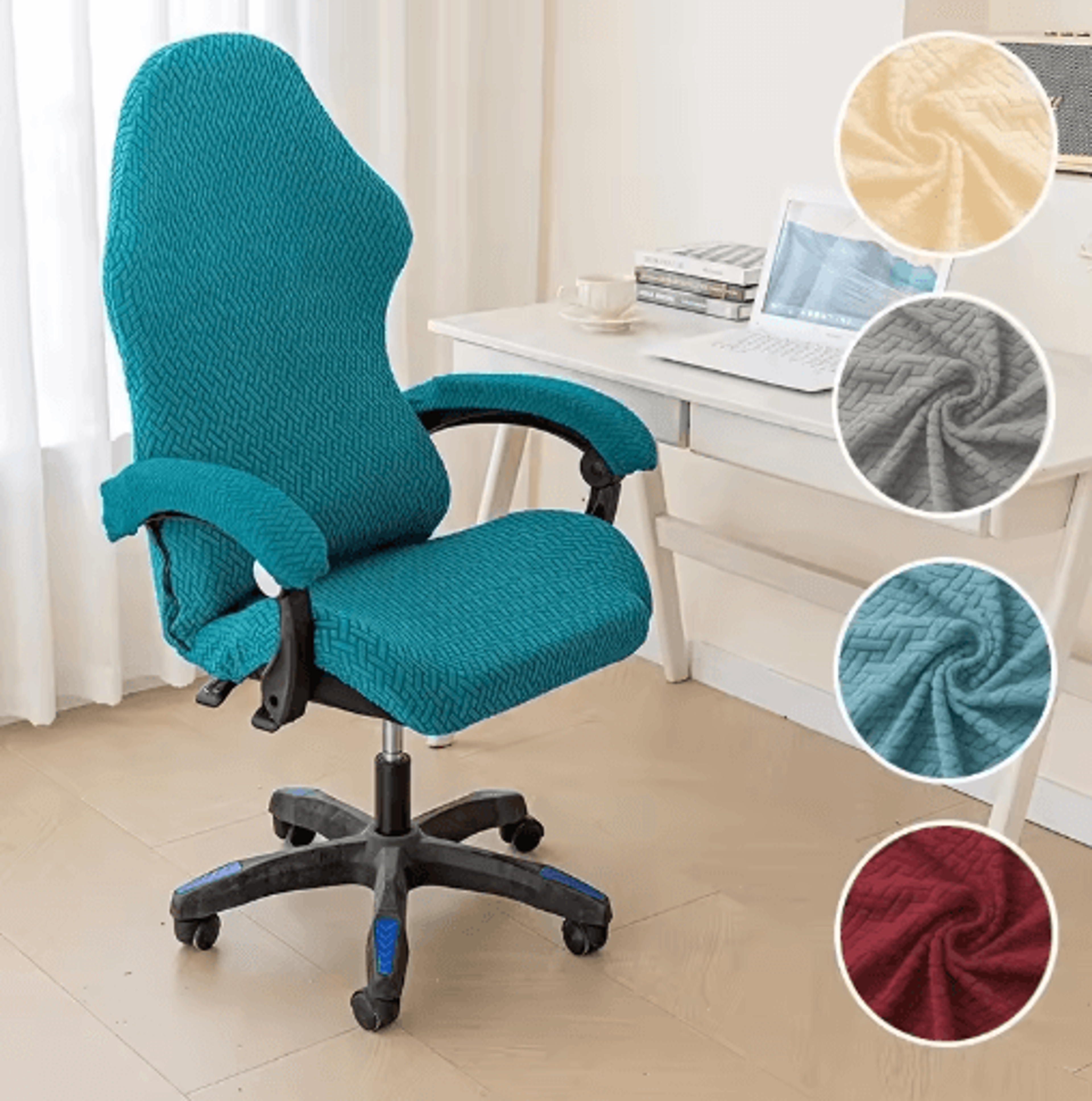 Universal Gaming Chair Cover Elastic Slipcover For Computer Swivel Chairs 0