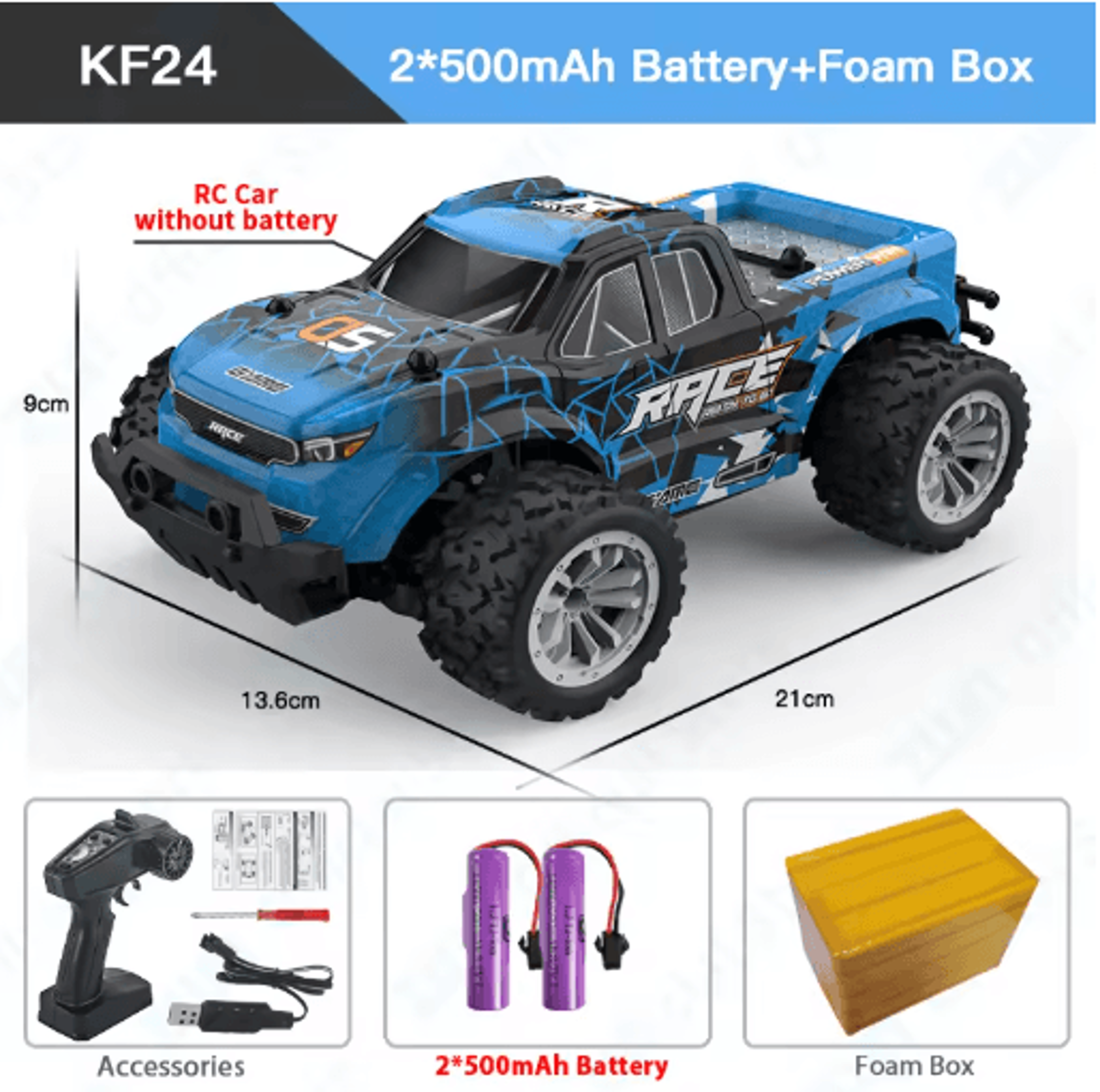 ZWN RC Off Road Car 1 16 1 20 Scale 24G Remote Control Climbing Vehicle With LED Lights 14