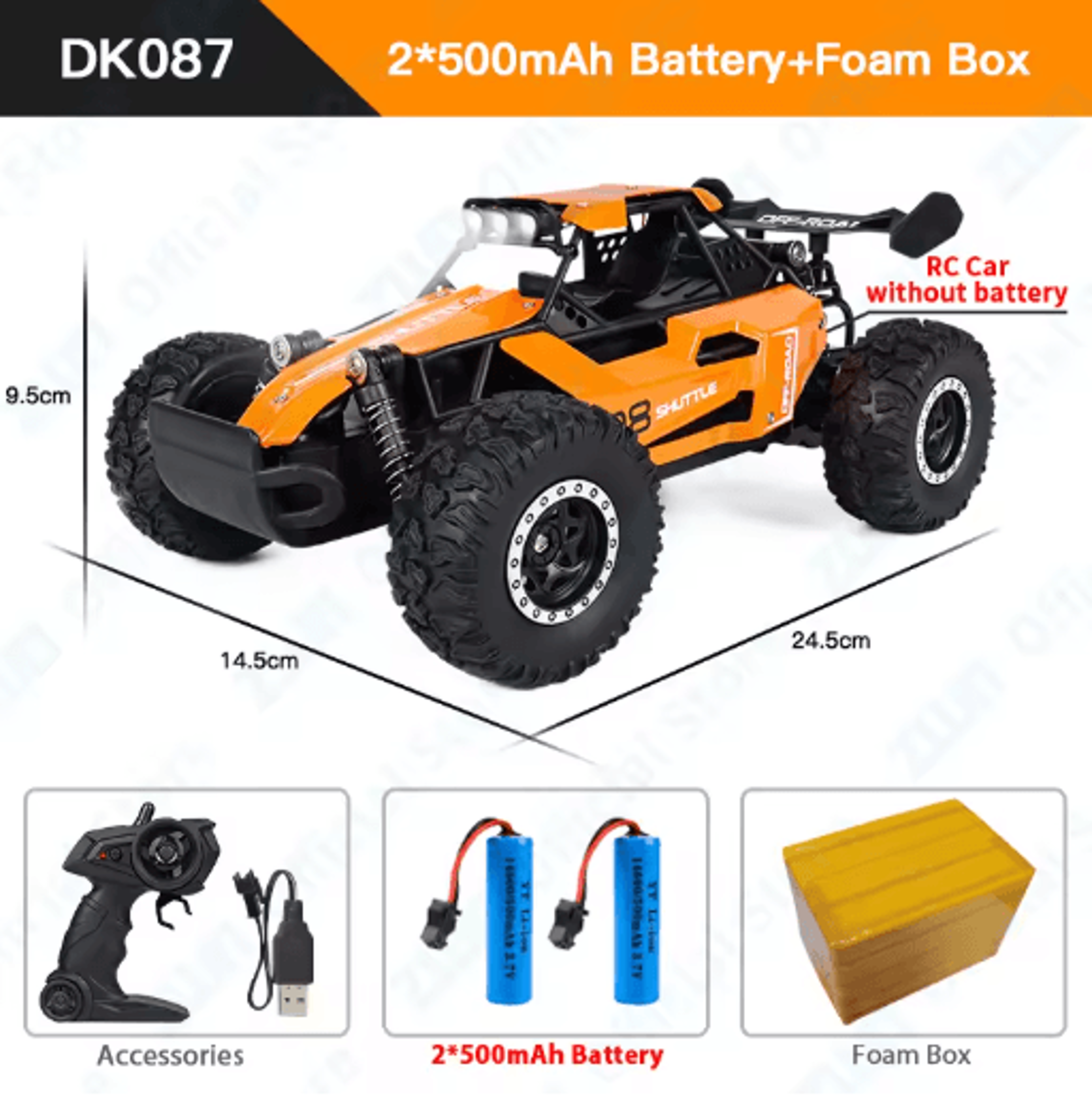 ZWN RC Off Road Car 1 16 1 20 Scale 24G Remote Control Climbing Vehicle With LED Lights 4