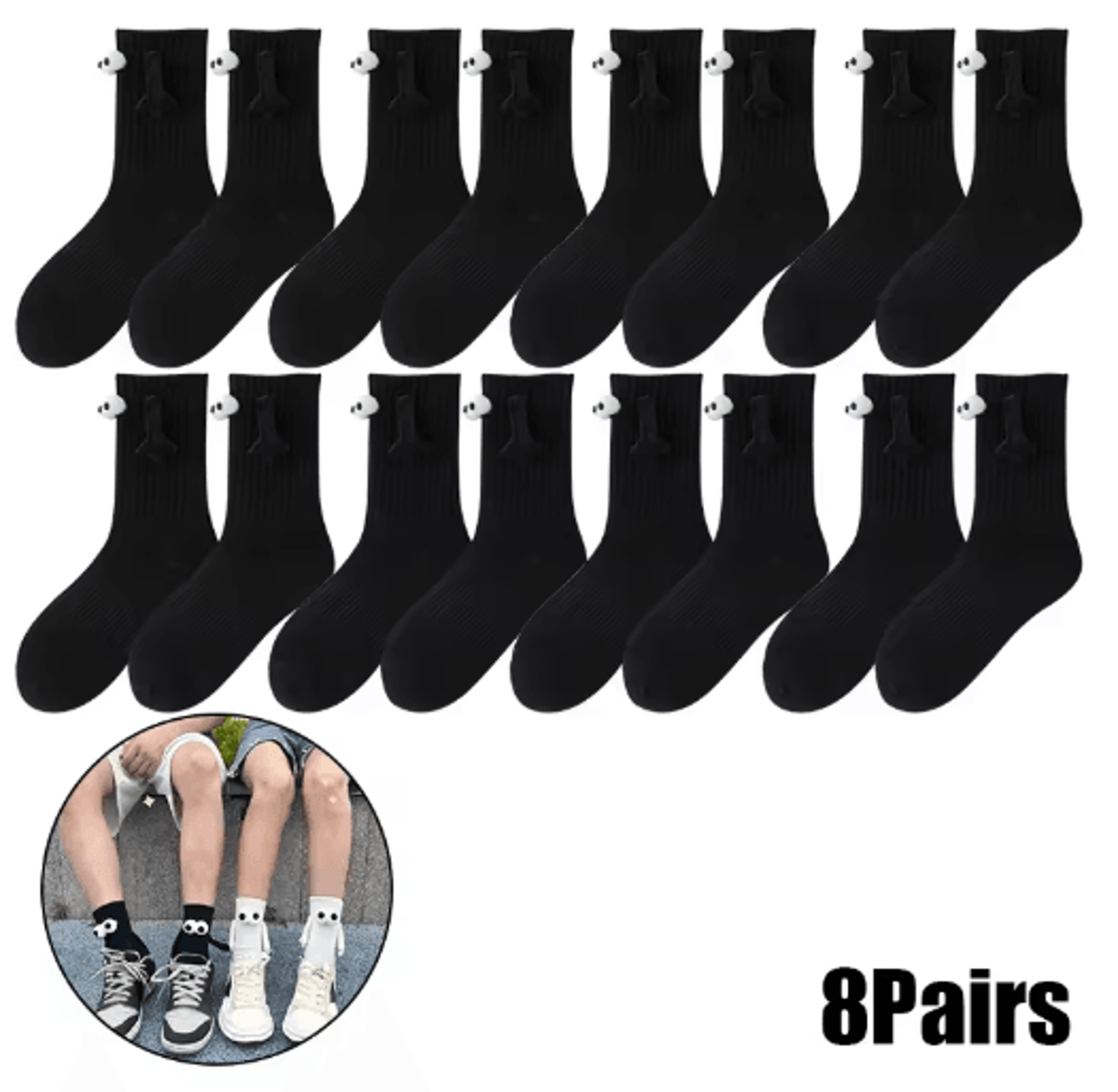 Magnetic Holding Hands Couples Socks Funny Anniversary Friendship Gift 1