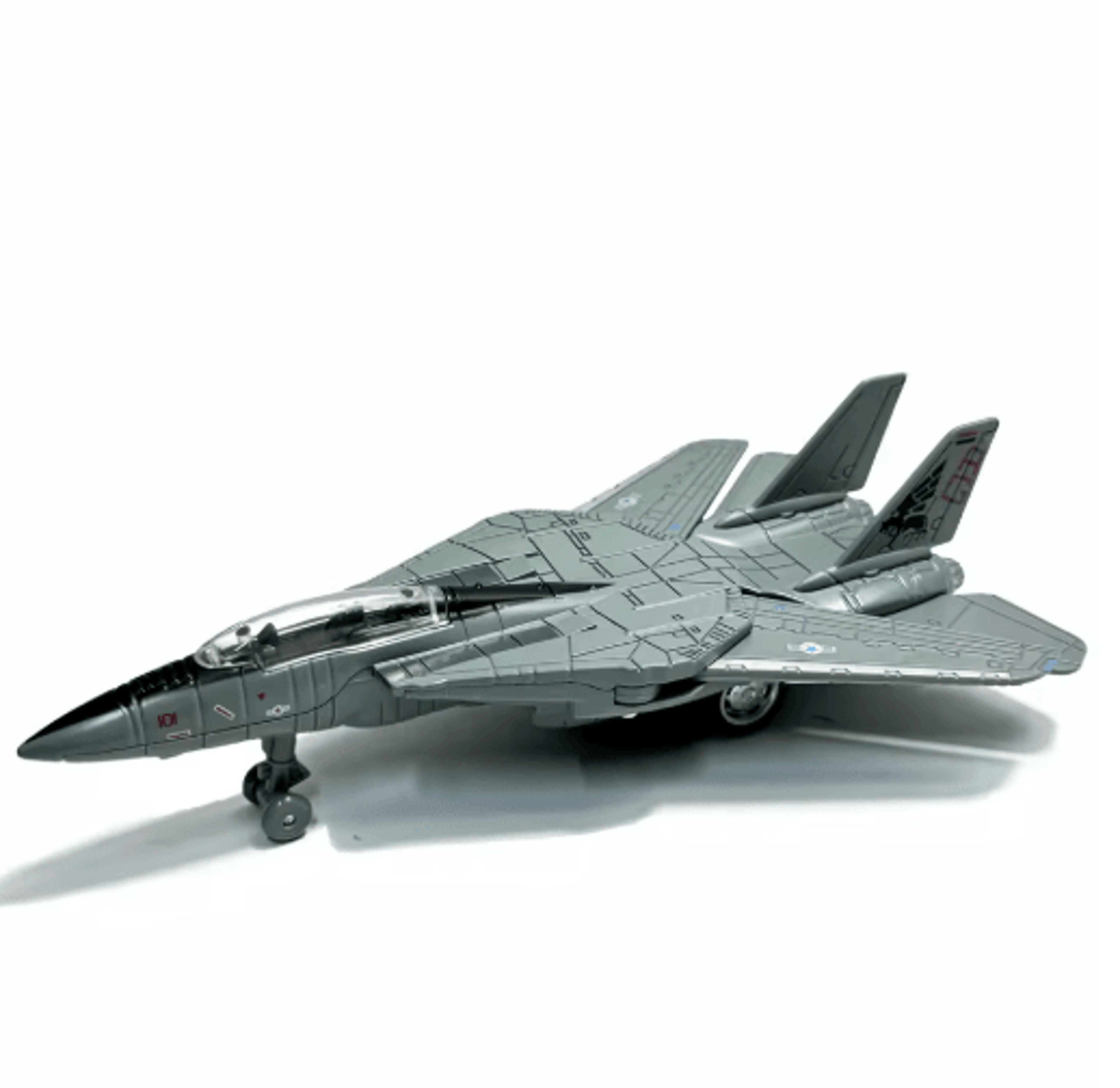 Simulation Alloy Aircraft Model Manual Rebound Inertia Plane Collectible Toy 3