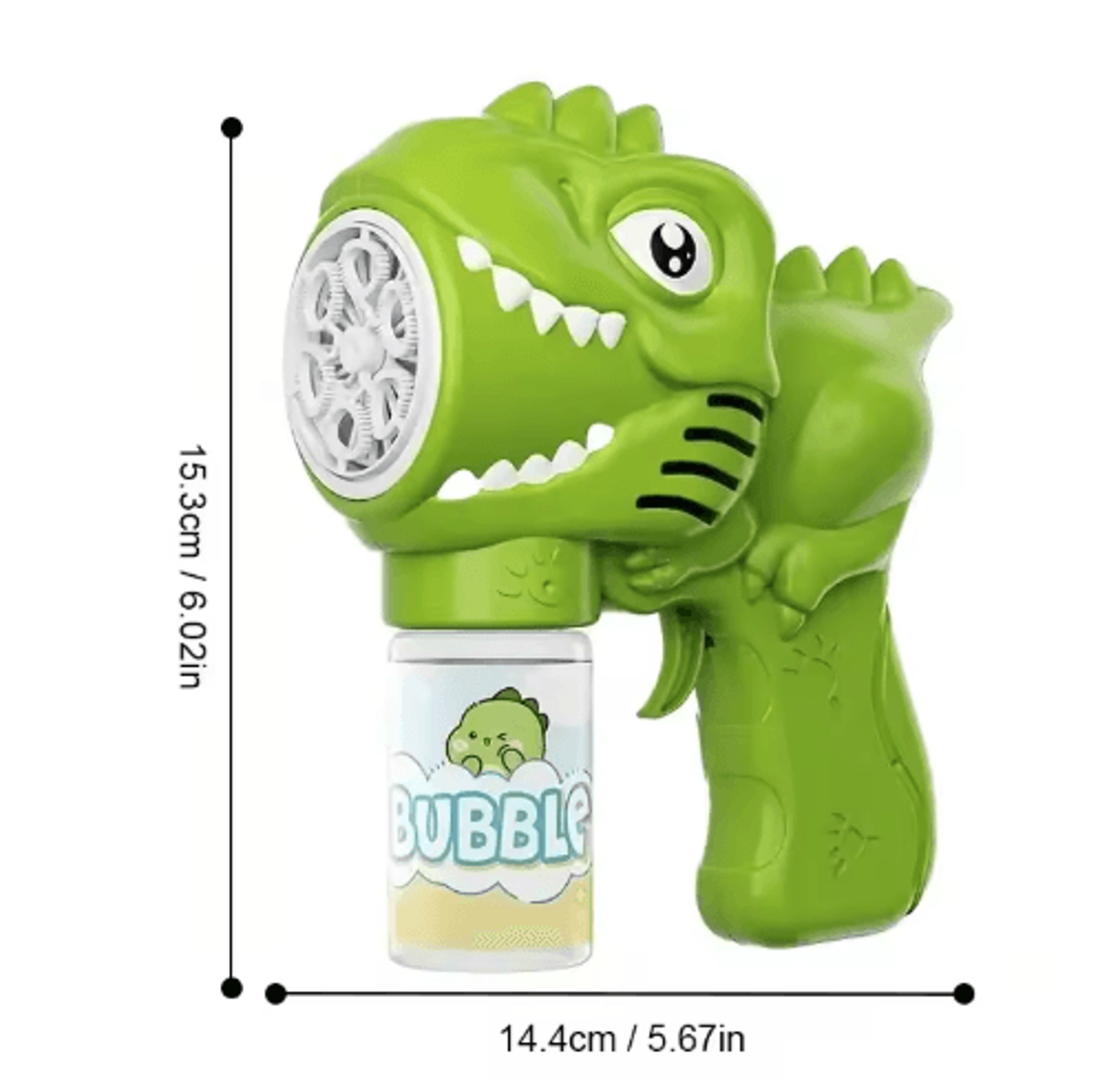 Dinosaur Bubble Gun For Kids Battery Free Outdoor Party Bubble Toy 3