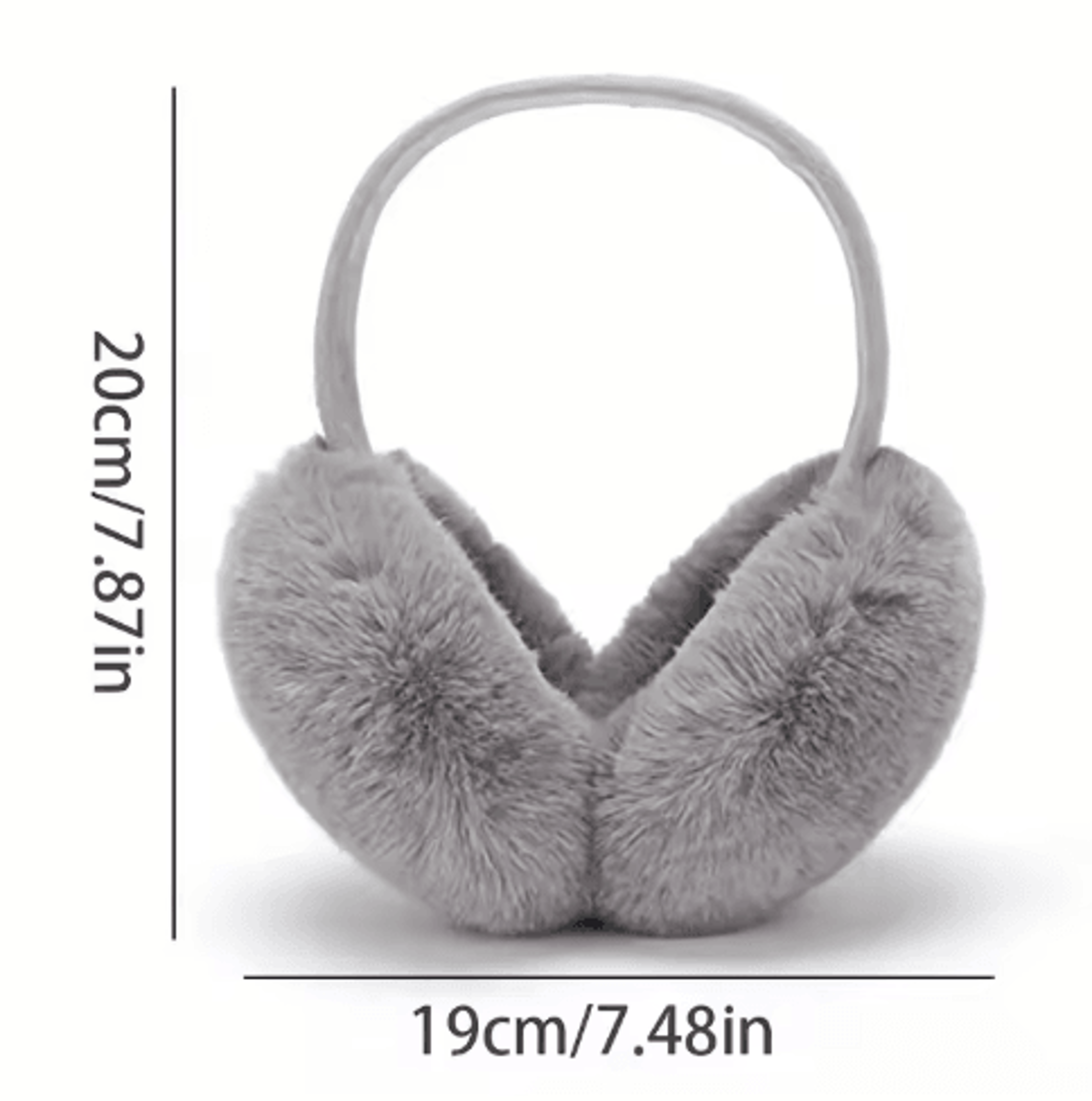 Plush Winter Earmuffs Soft Ear Warmers For Men Women With Cold Weather Protection 8