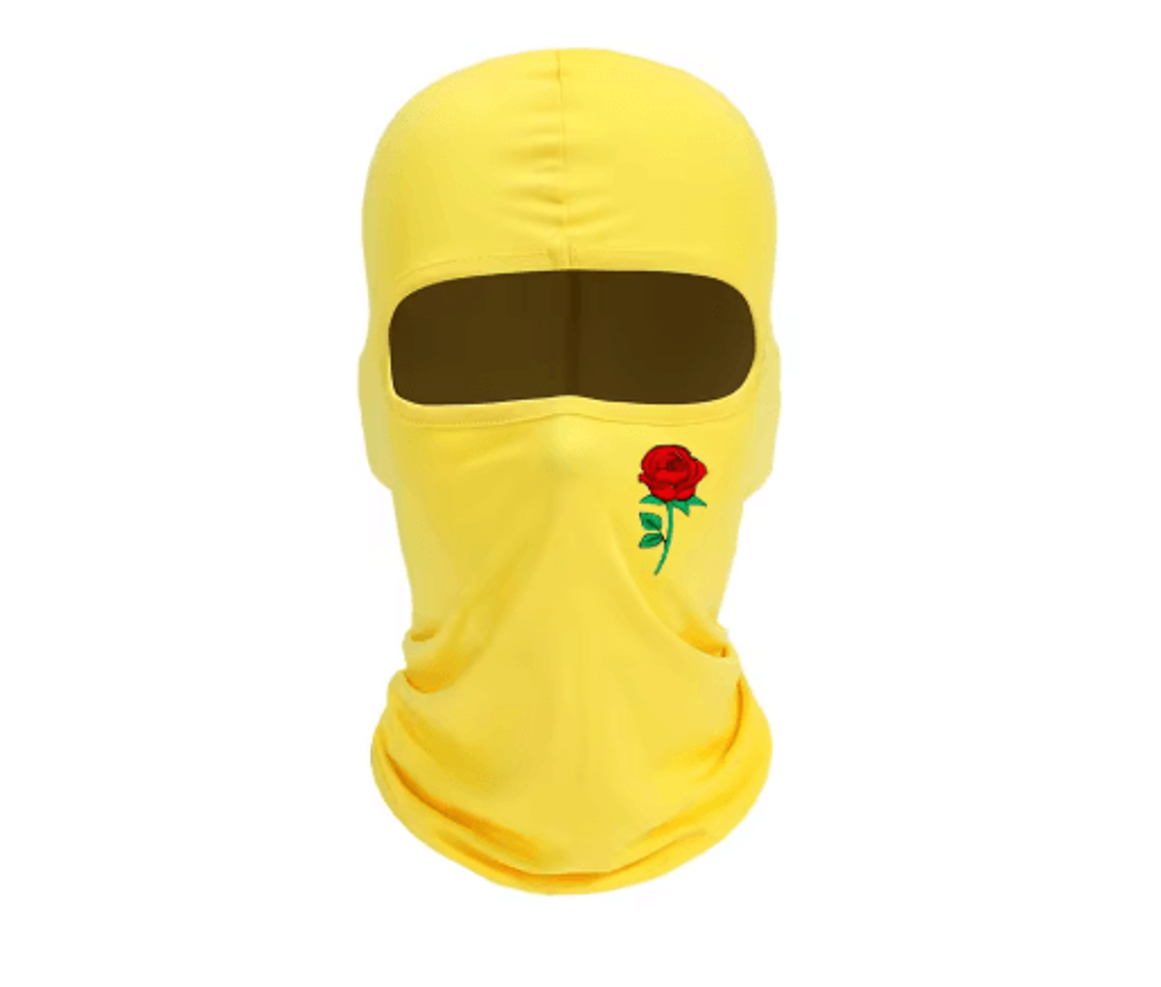 Rose Print Balaclava Ski Mask Windproof Sun Resistant Face Cover For Cycling And Travel 6