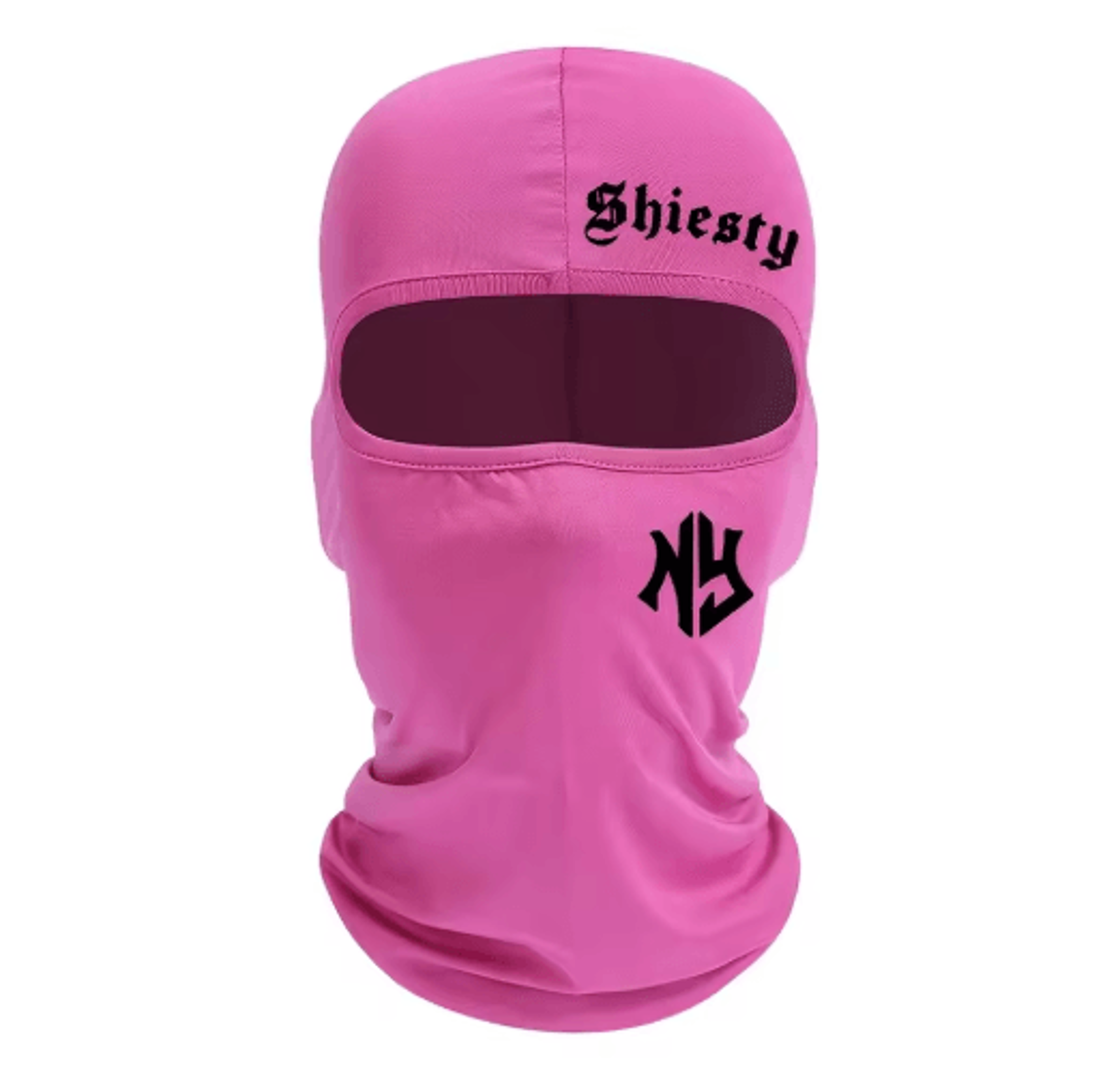 Letter Print Balaclava Face Mask Windproof And Sun Protection Cycling Hat Unisex 1