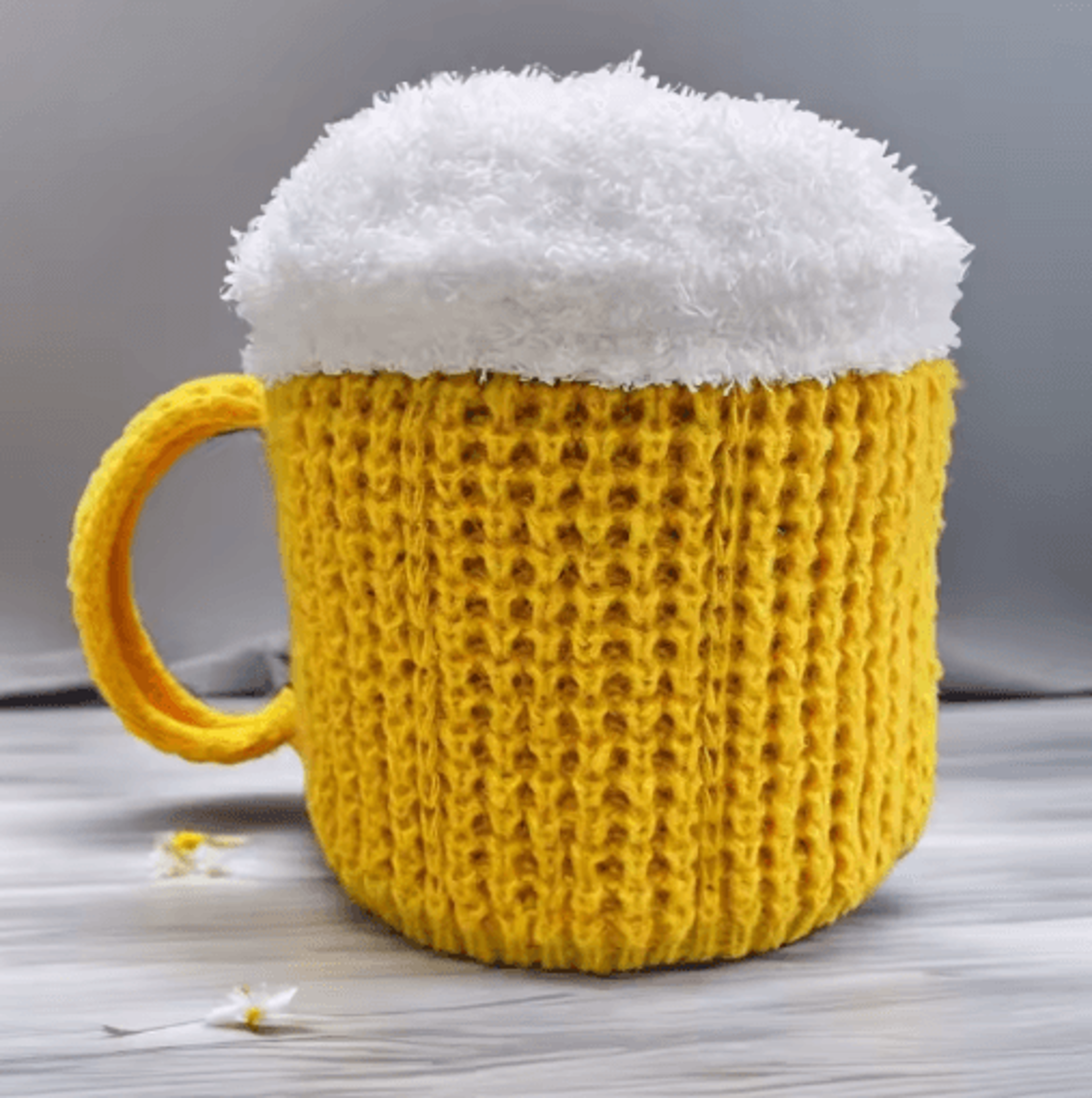 3D Beer Cup Knitted Wool Hat Unisex Windproof Winter Beanie For Outdoor Warmth 0