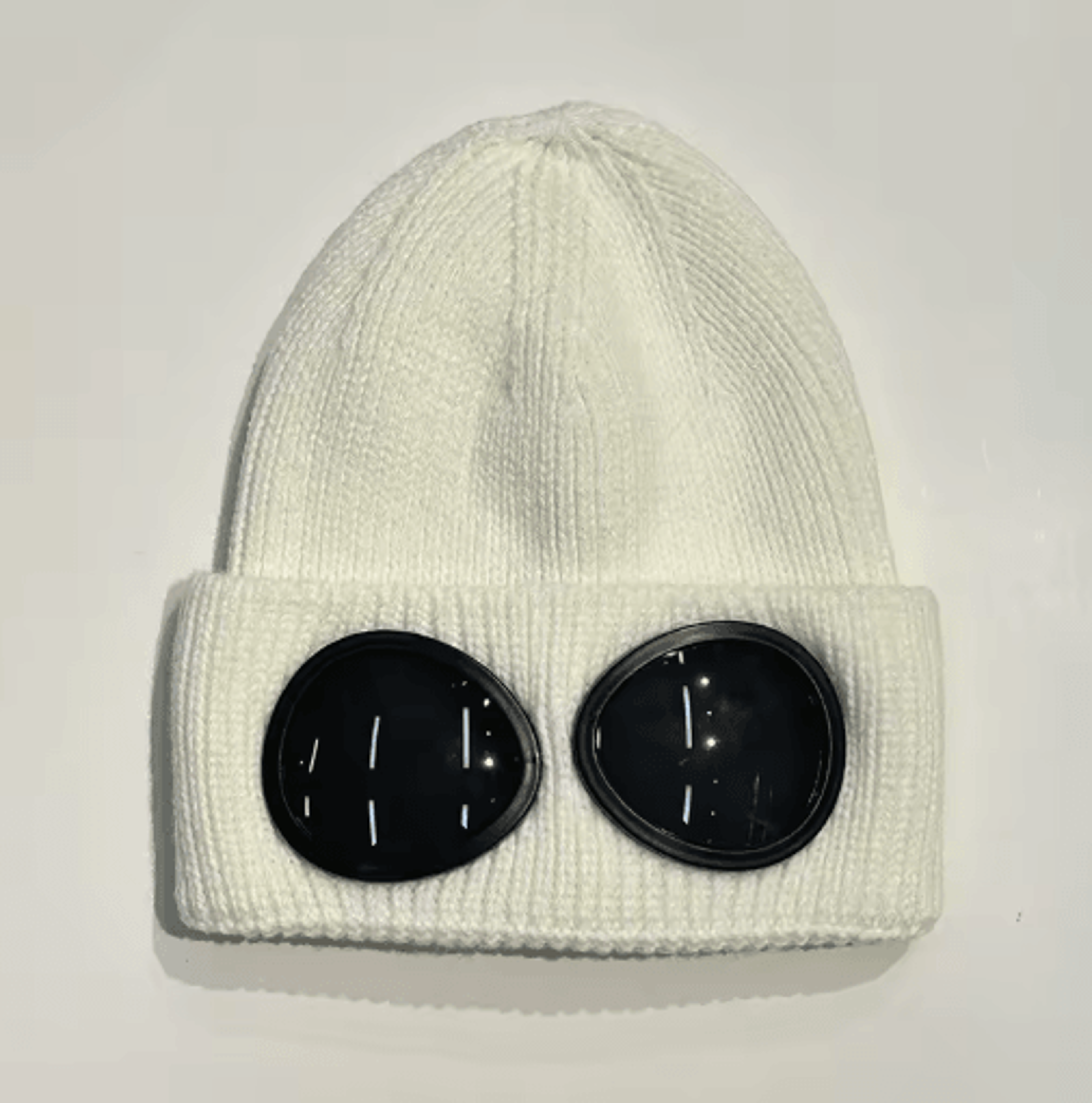 Winter Windproof Knitted Beanie With Glasses Unisex Warm Skull Cap For Outdoor Cold Protection 0