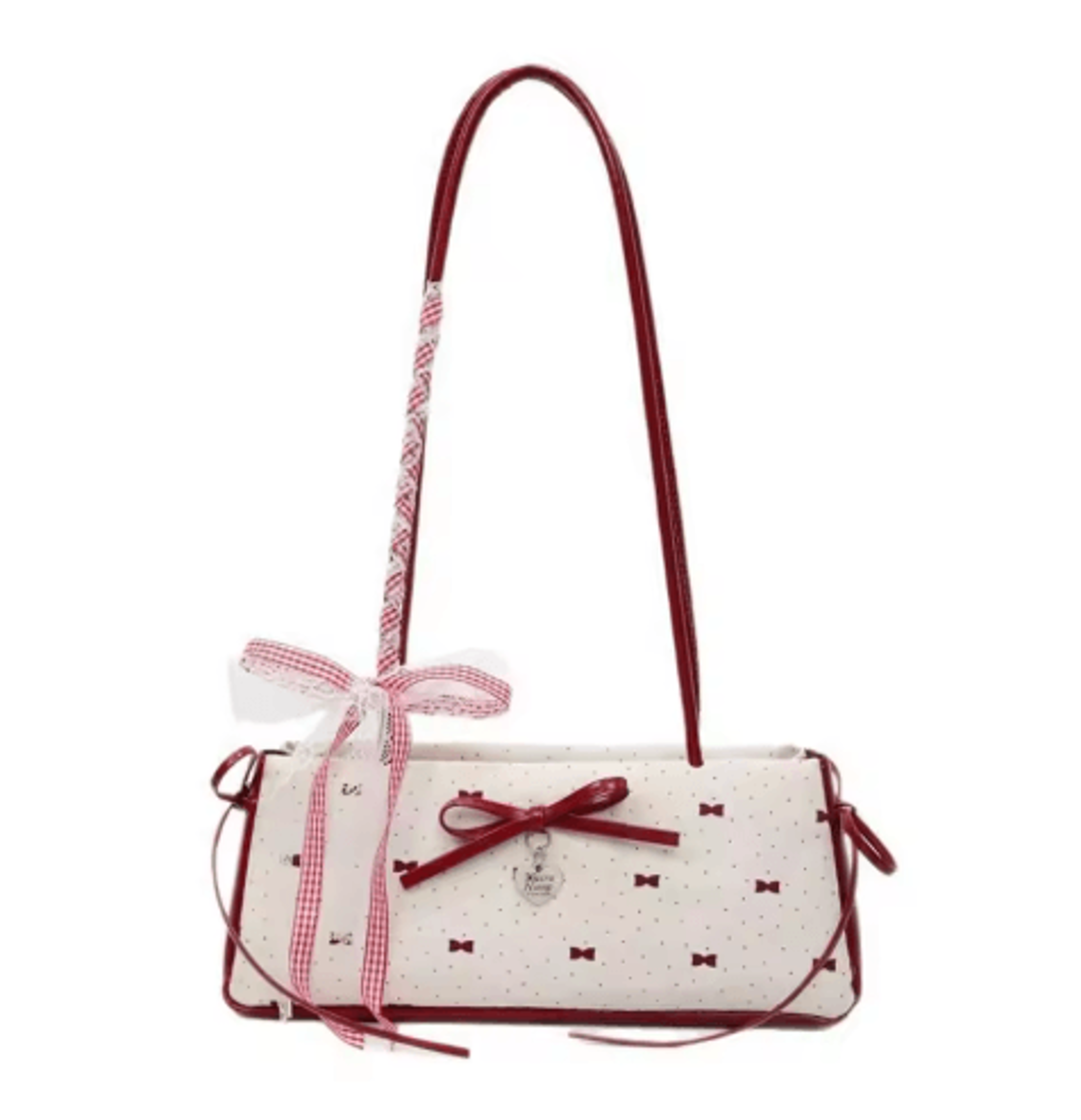Kawaii Bowknot Underarm Bag Cute Ribbon Shoulder And Crossbody Bag For Women 1