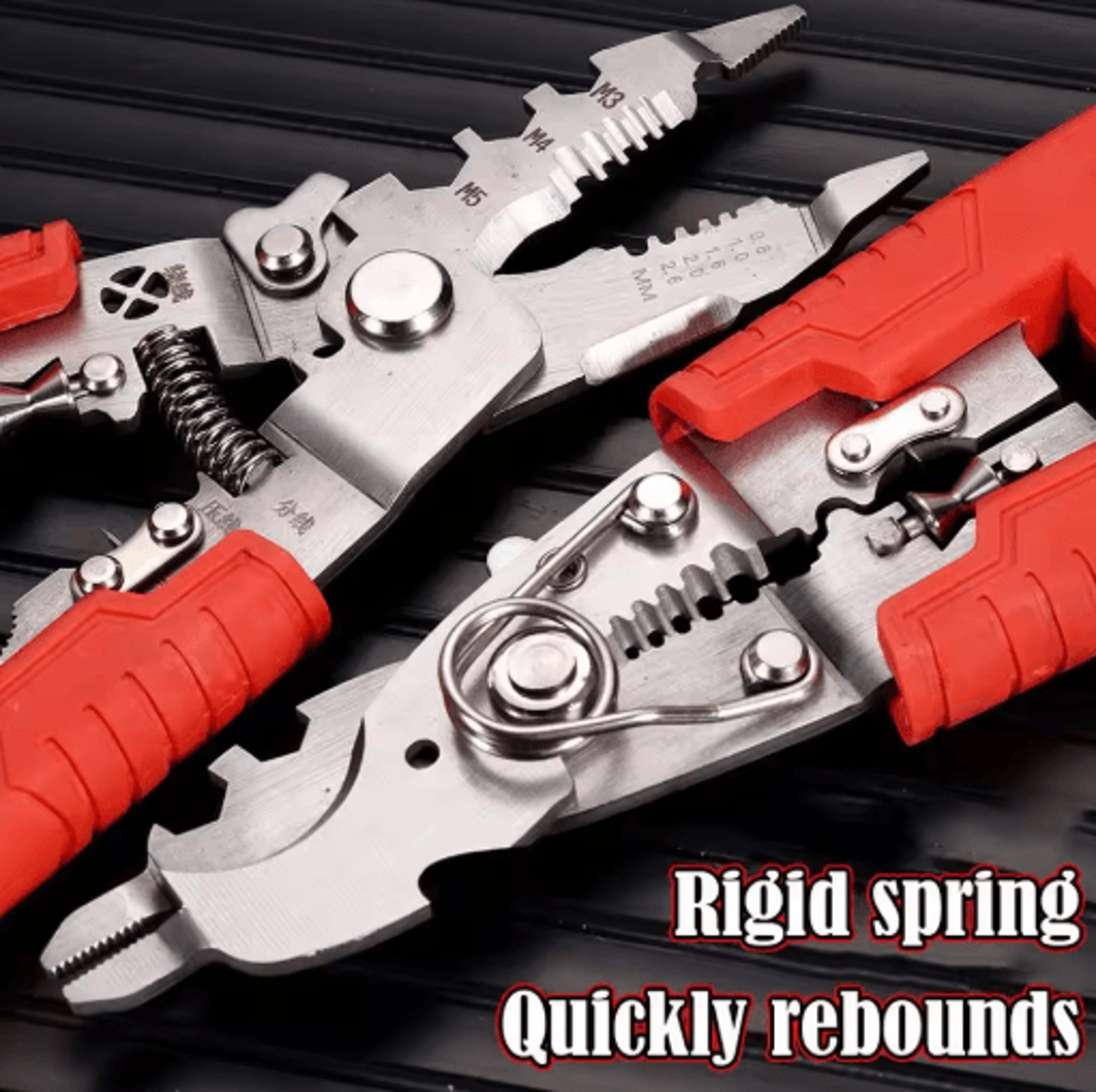 4 In 1 Wire Stripper With Voltage Tester Multi Function Electric Wire Stripping And Cutting Tool 7