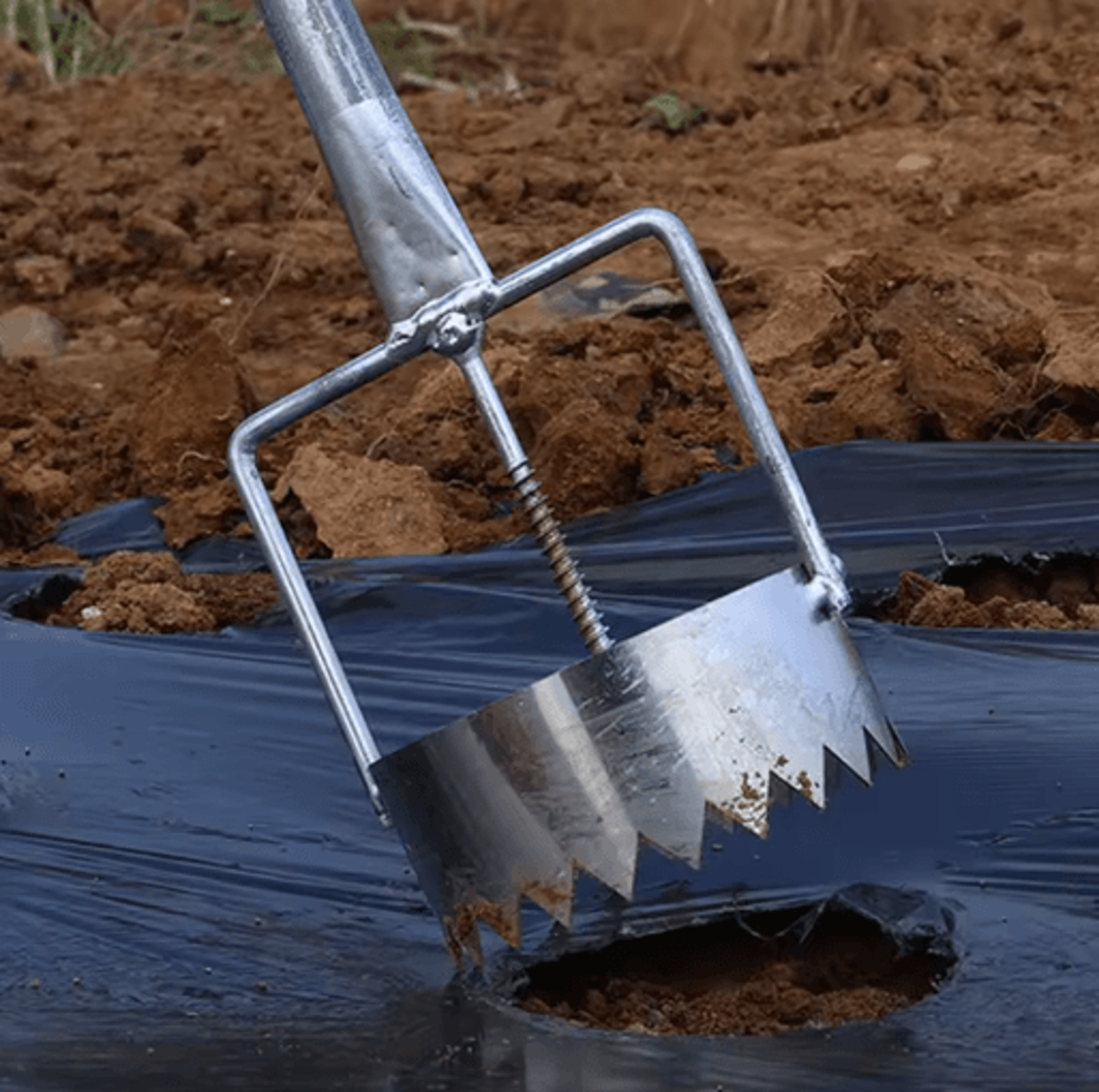 Agricultural Film Puncher Tool Greenhouse Hole Puncher For Vegetable Transplanting And Gardening 7