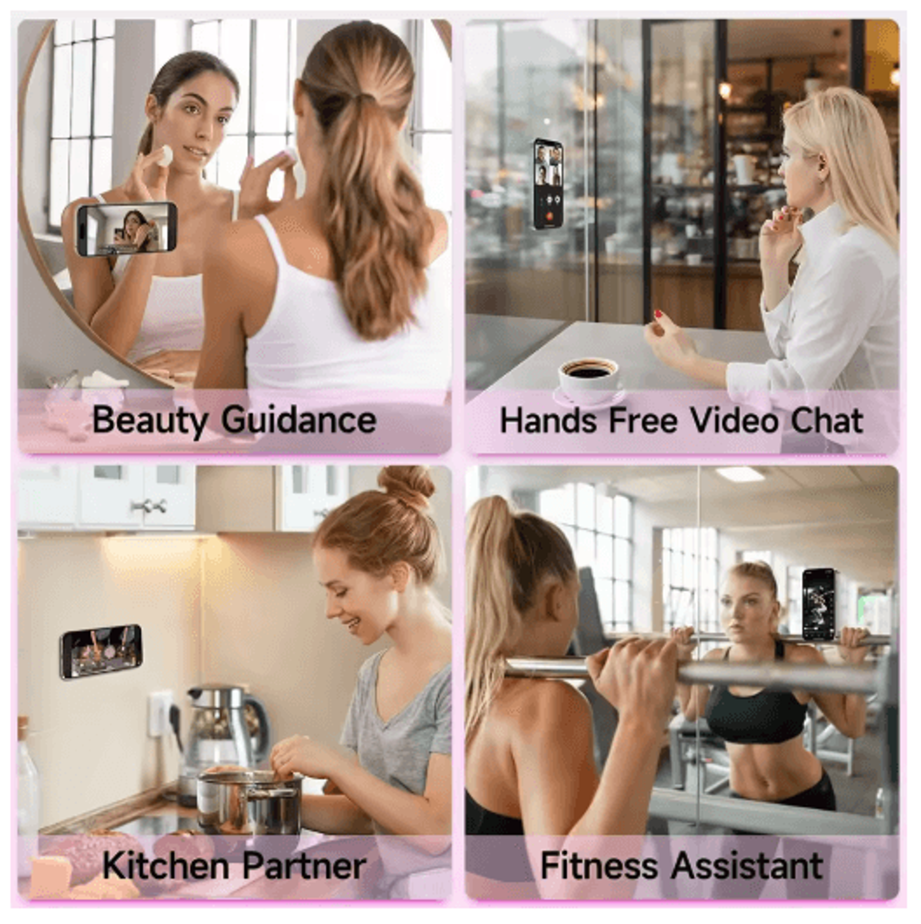 Silicone Suction Phone Mount Non Slip Self Adhesive Phone Holder For Selfies And Videos 1 2 PCS 10