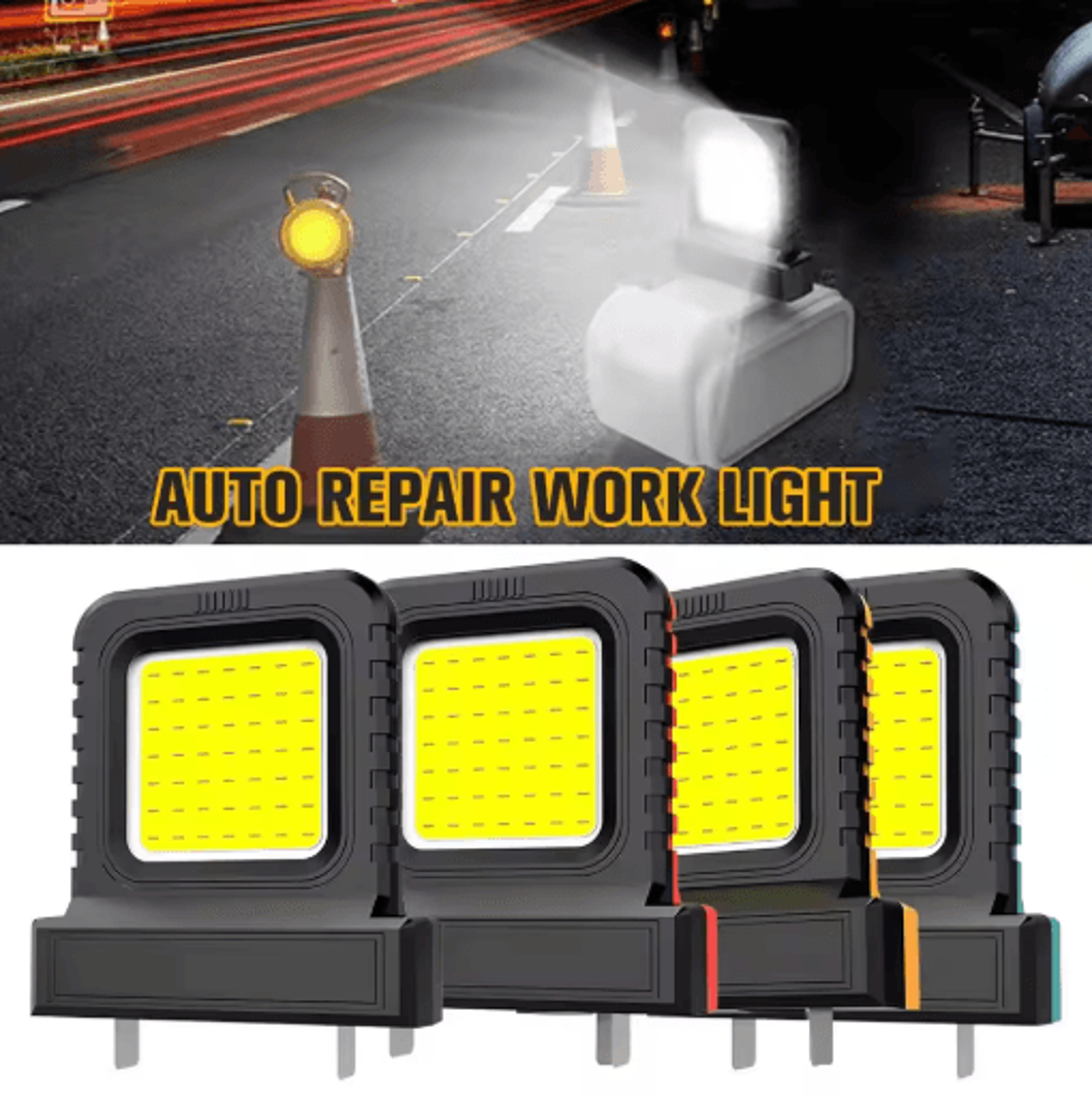 Universal High Brightness LED Work Light Power Tool Floodlight For Makita Battery Case 8