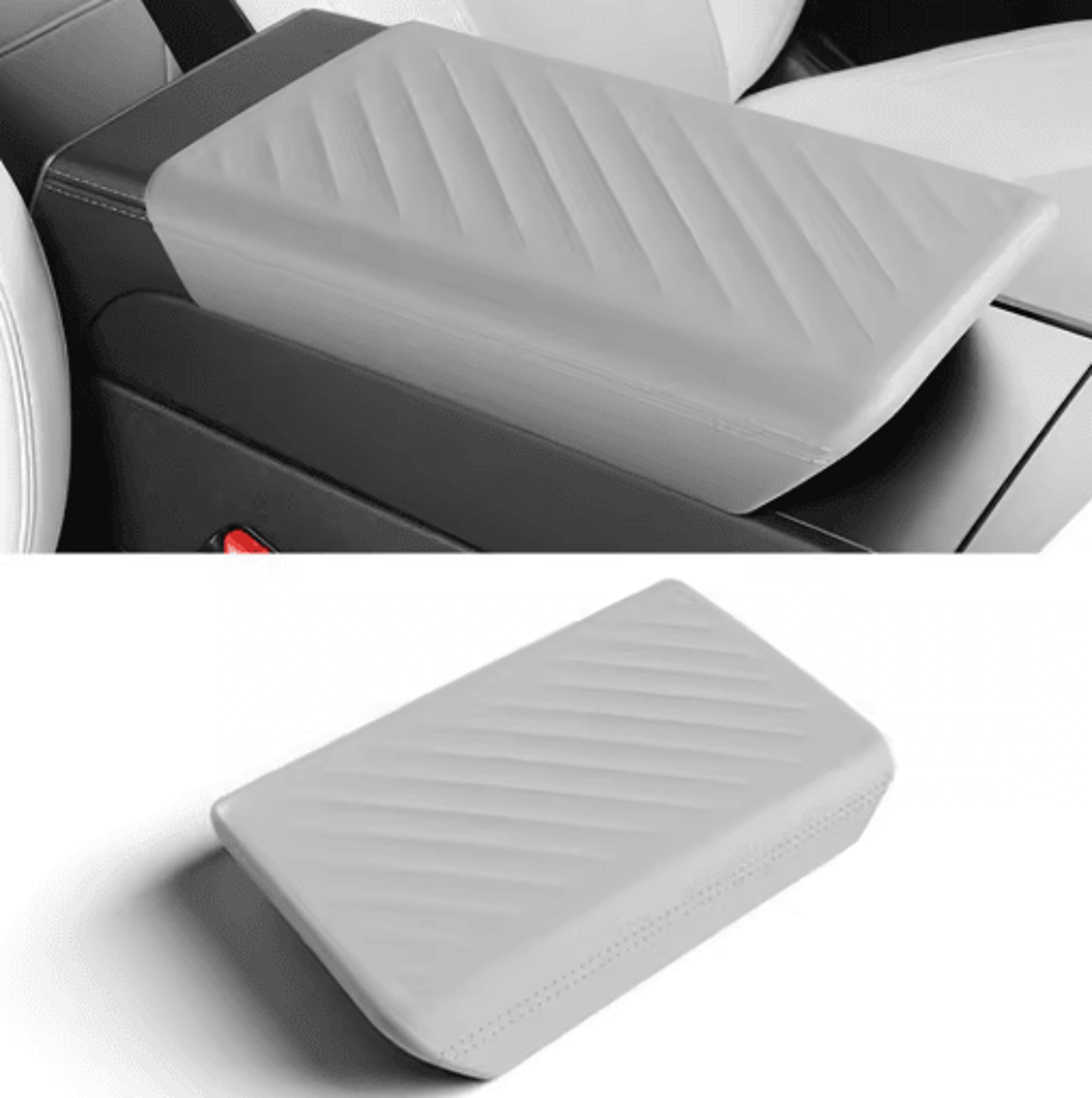 Center Console Armrest Cover For Tesla Model 3 2011 To 2022 And Model Y Juniper 2025 Soft TPE Conso 1