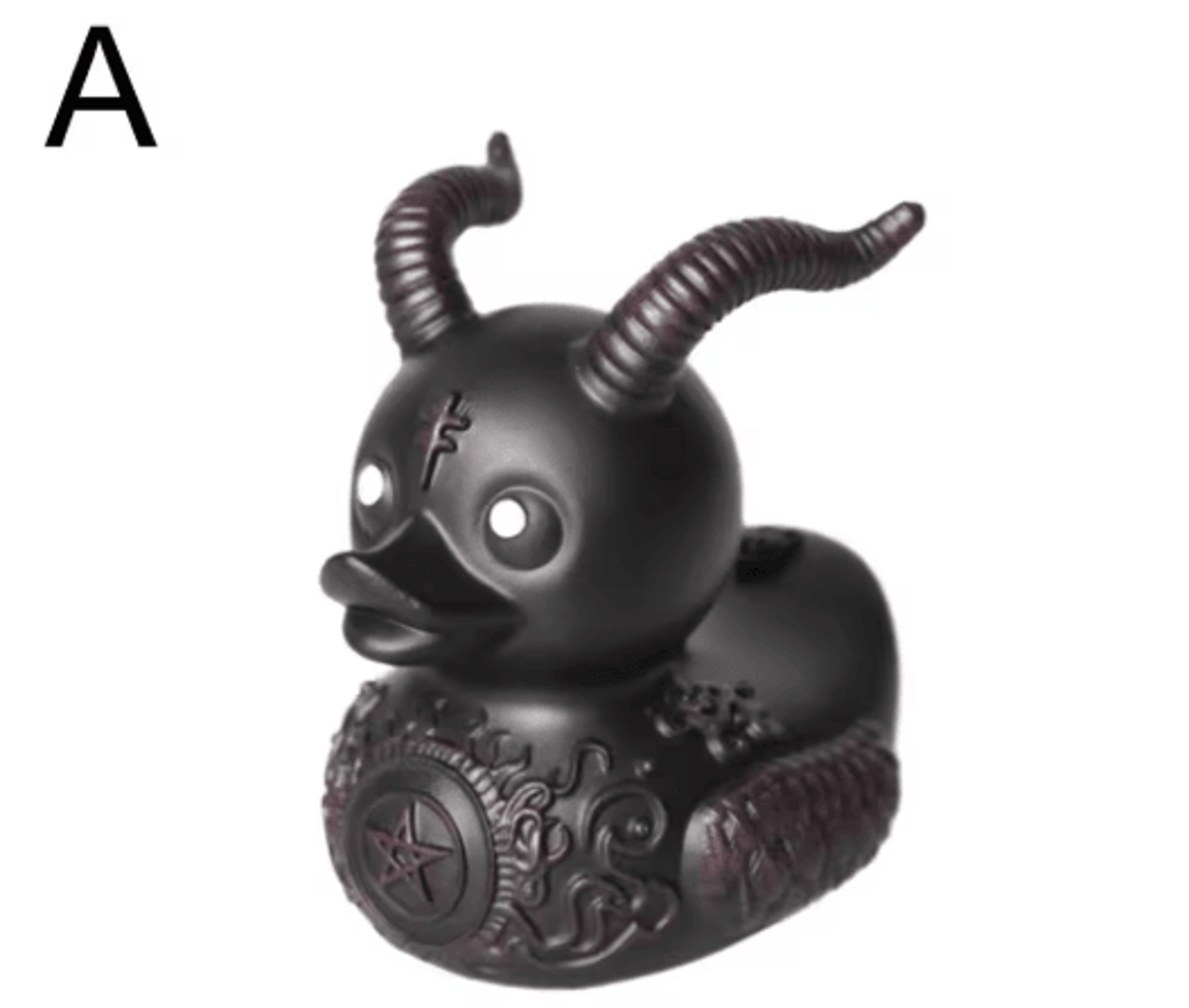Gothic Satan Duck Statue Punk Rock Duck Figurine Tabletop Collectible Decor 5