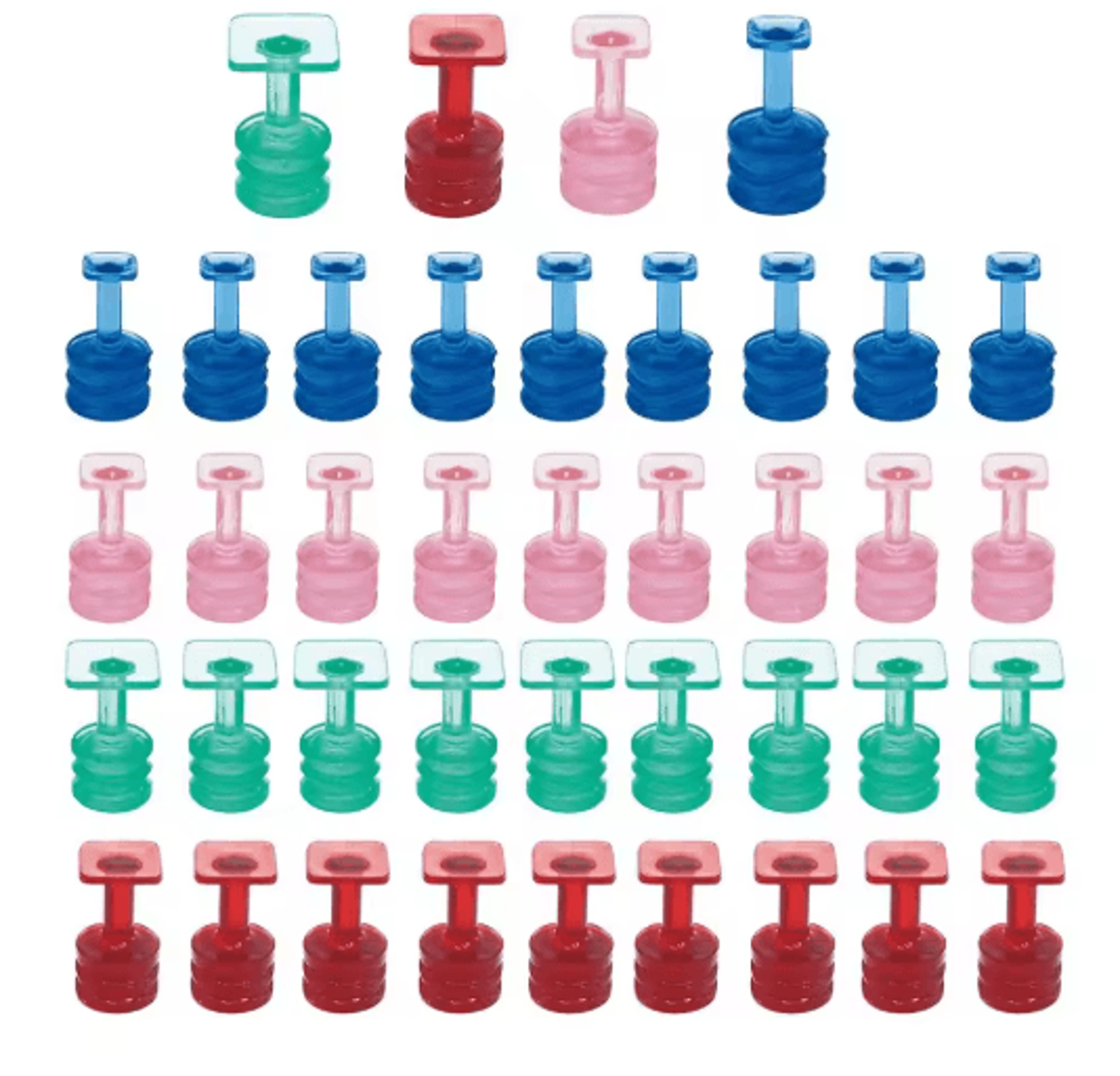 Car Dent Glue Pulling Tabs Set 10PCS Paintless Dent Repair Puller Tabs 7 To 129mm 1