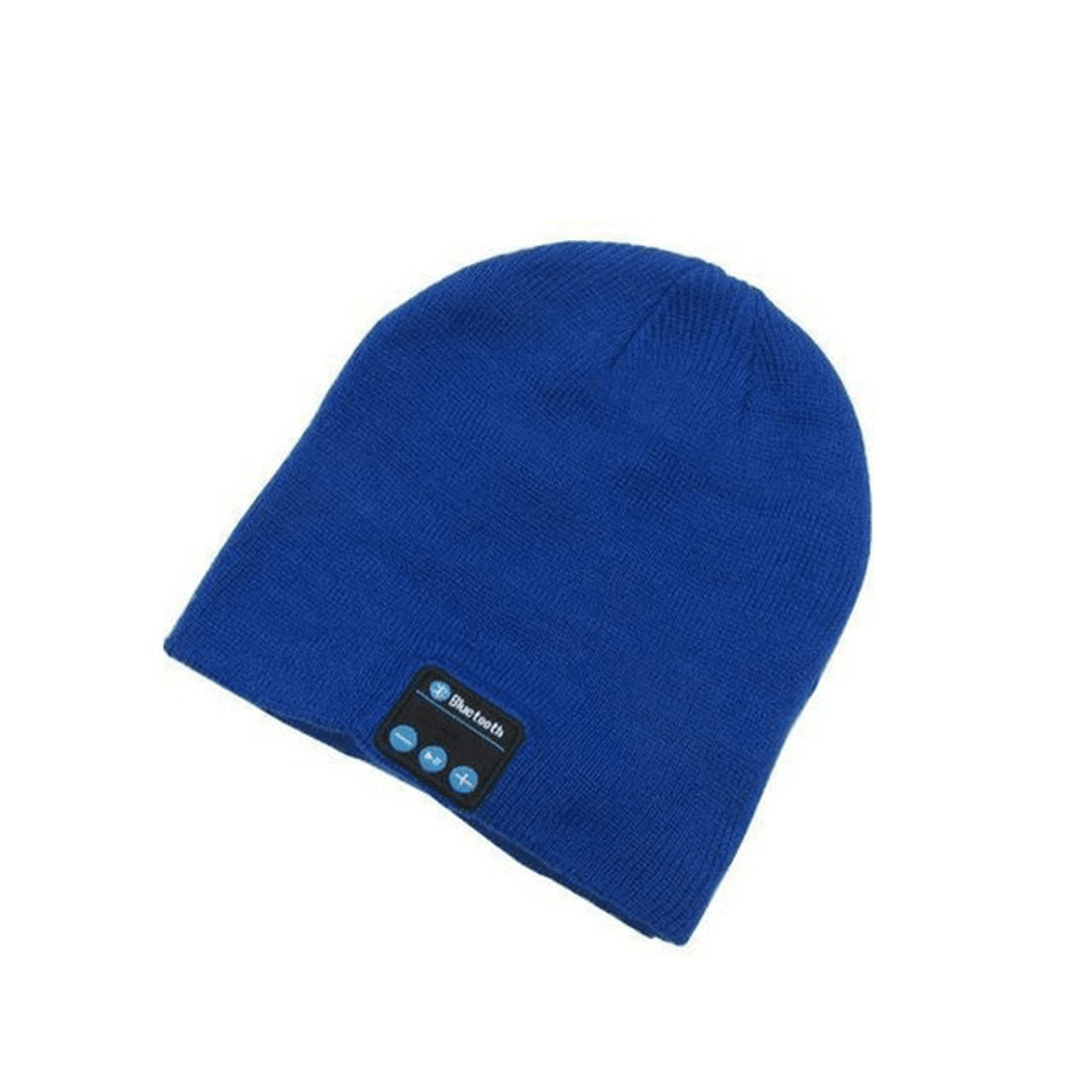 Music beanie hat worn outdoors