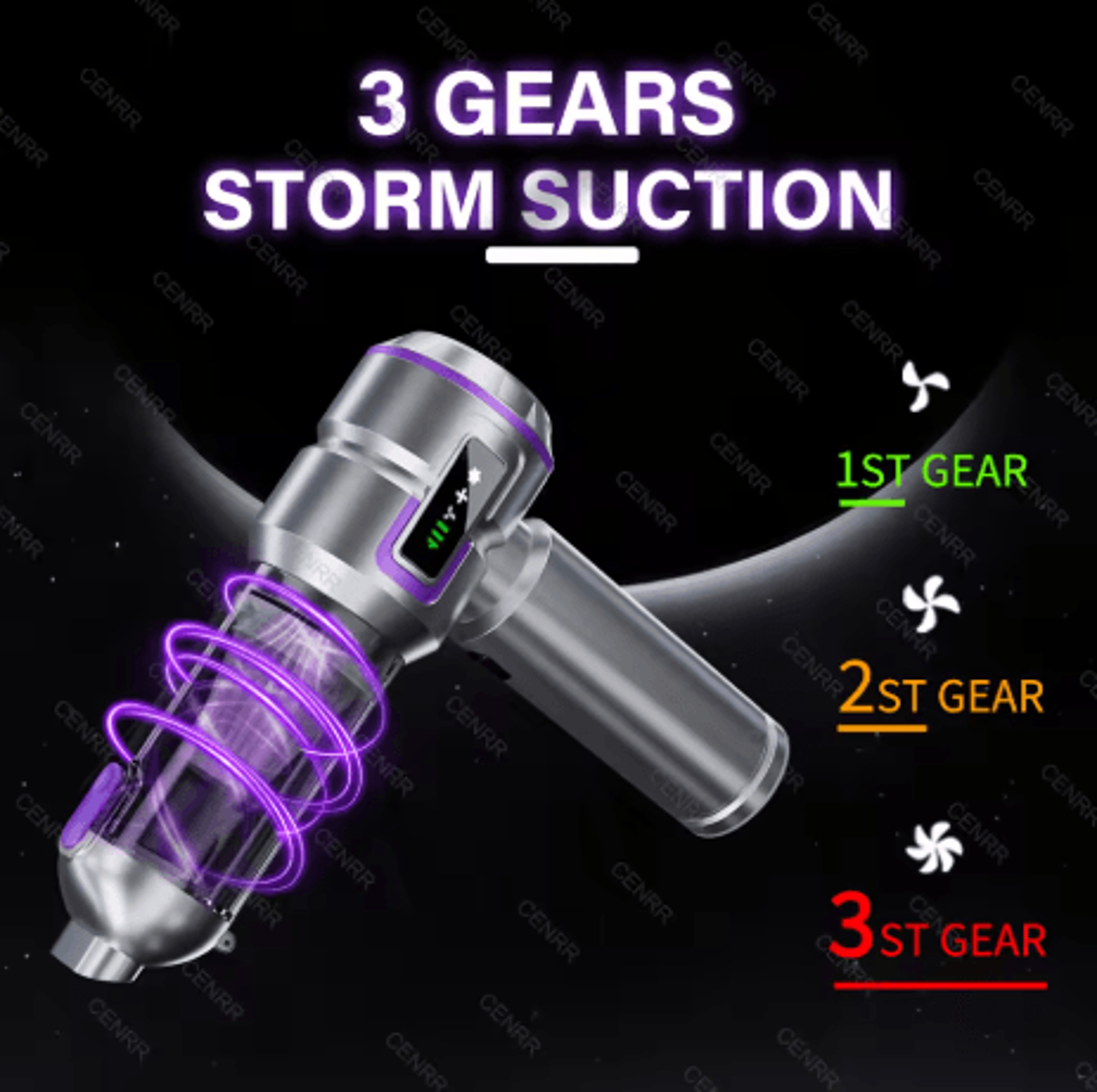 998000PA Car Vacuum Cleaner Portable Handheld Cordless Cleaner With Strong Suction 9