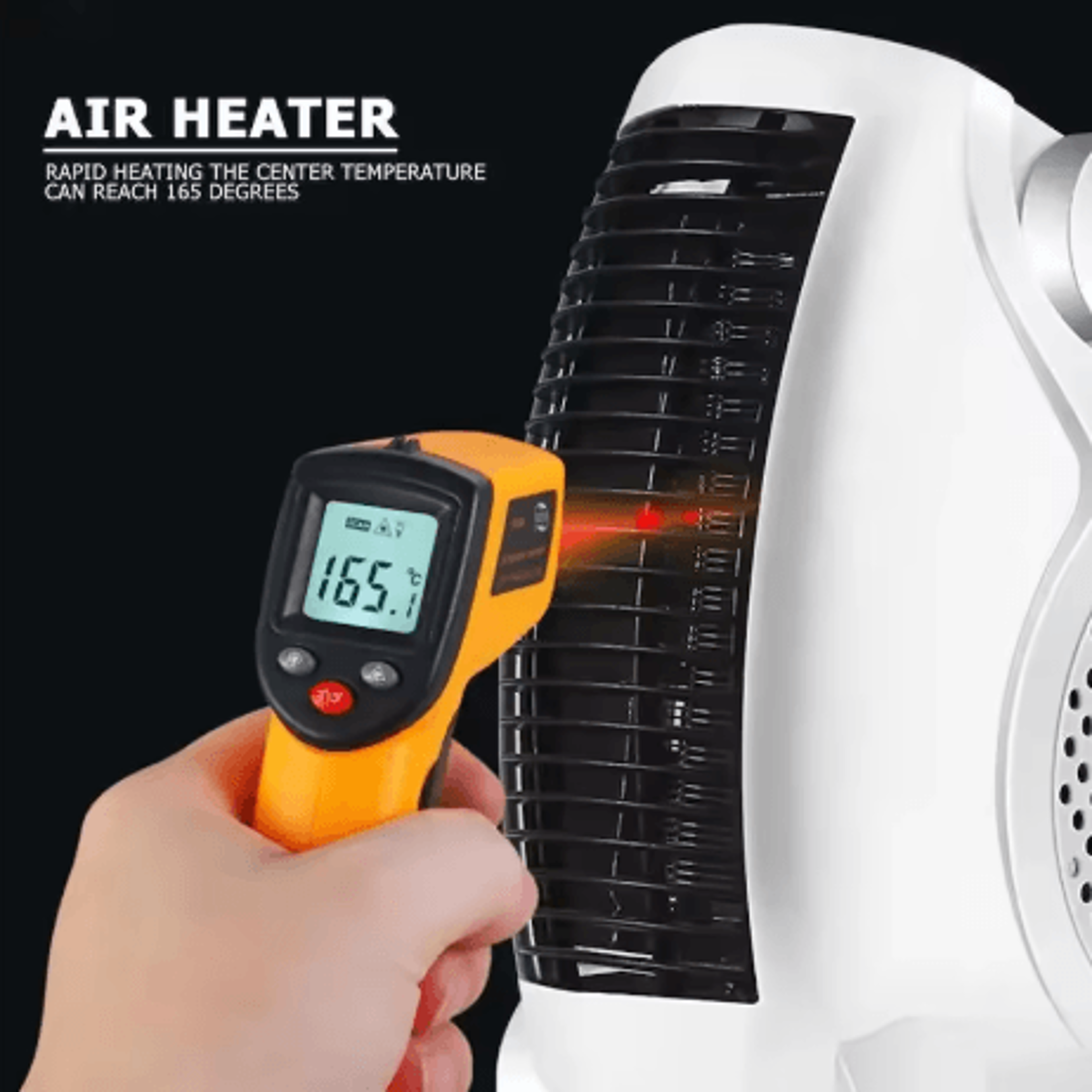 Portable Electric Desktop Heater Low Power Winter Heater For Home And Office 3