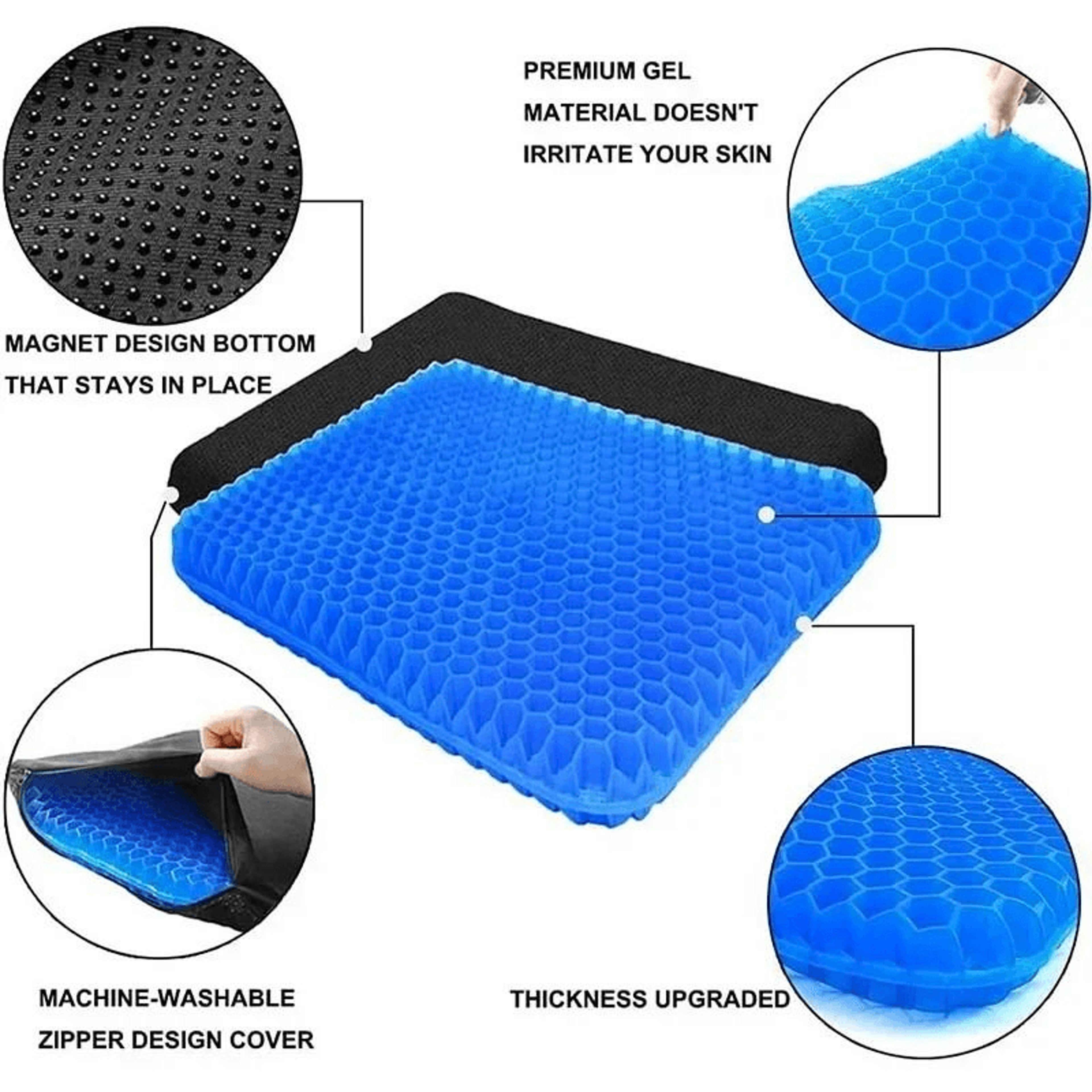 Cushion for pain relief from sitting too long
