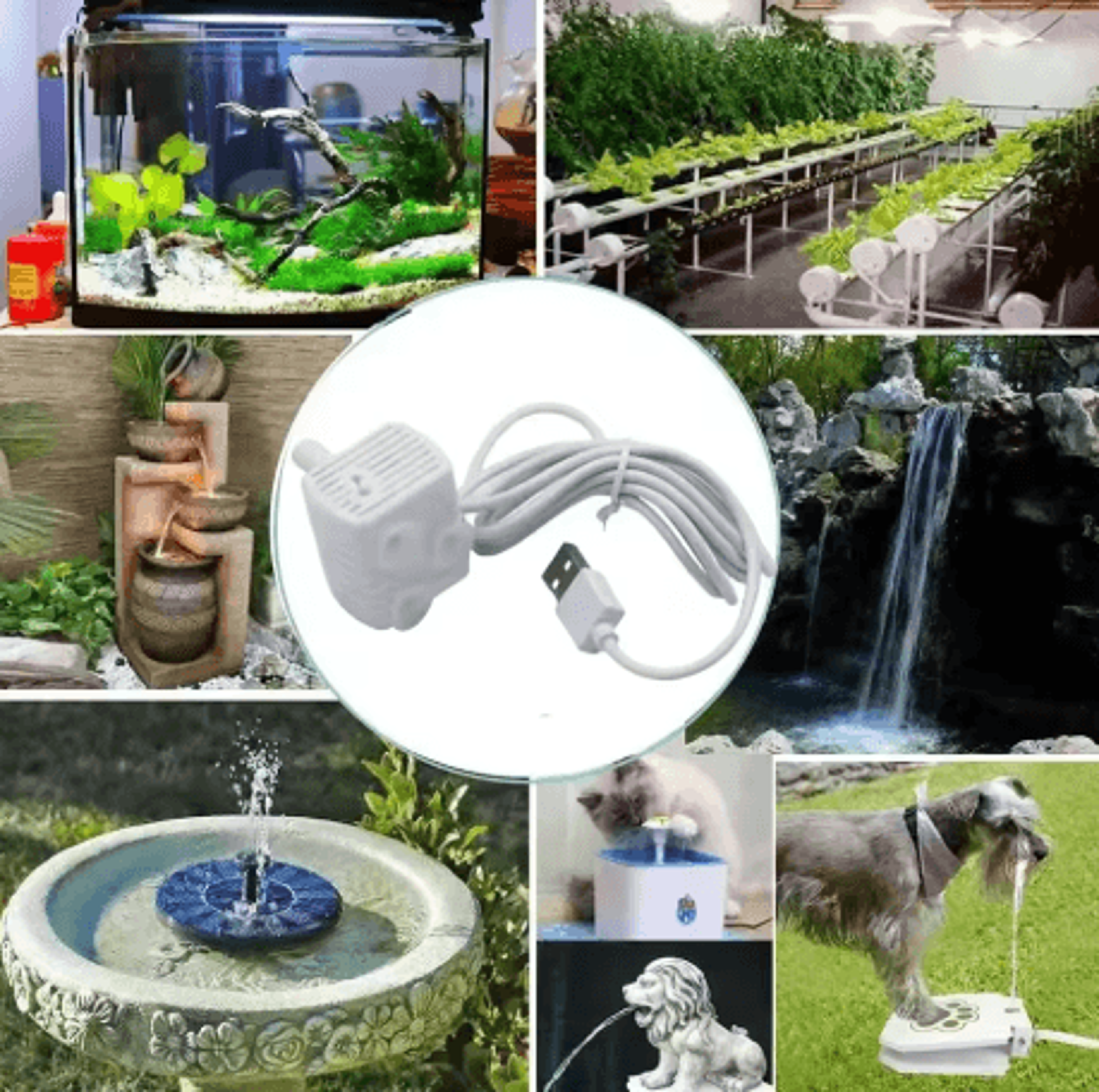 Pet Water Pump Replacement For Cat Drinking Fountain Anti Dry Burn Motor For Flower Water Dispenser 3