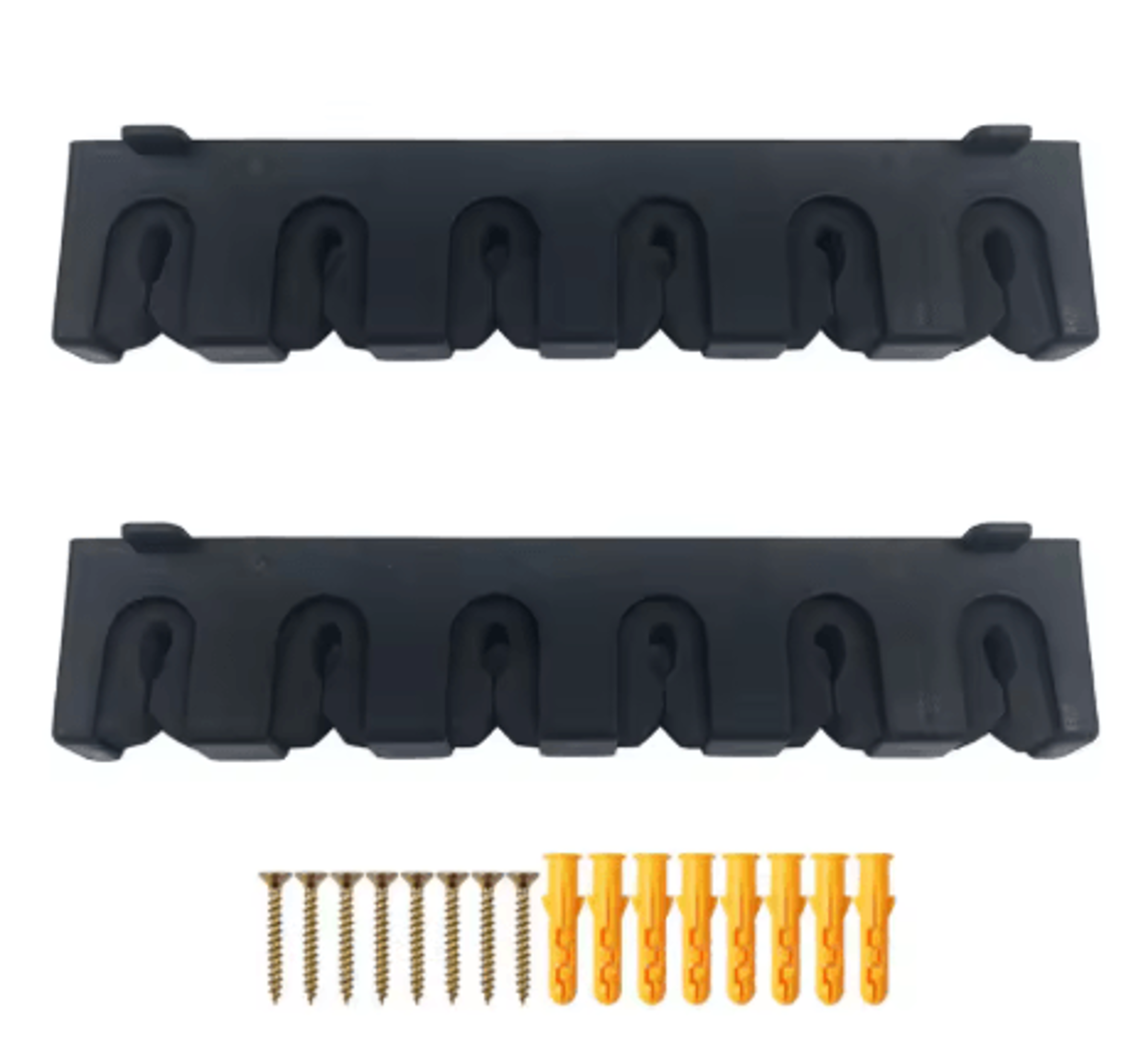 8 Rod Wall Mounted Fishing Rod Holder Modular Space Saving Storage Rack For Garage And Home 2