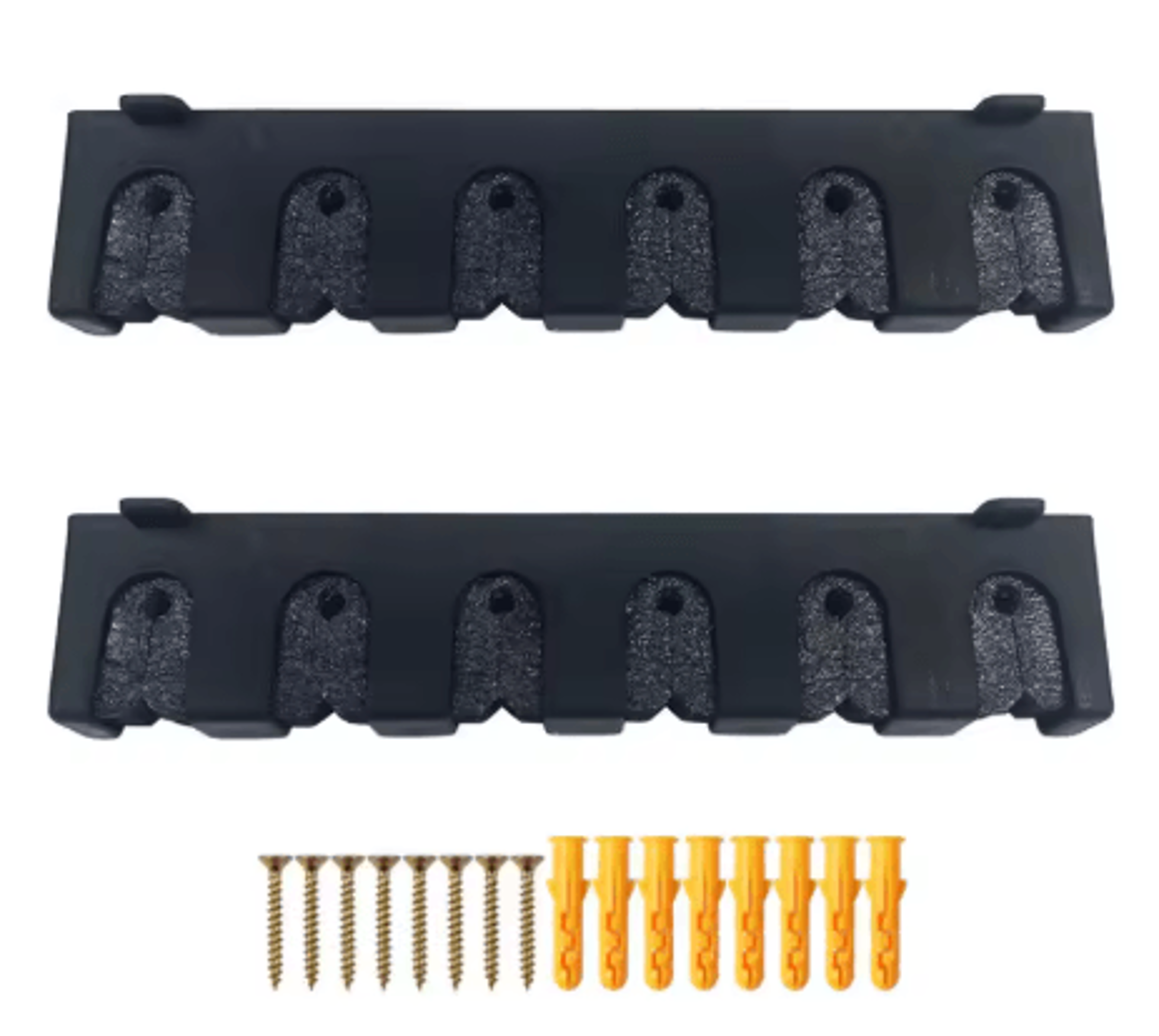 8 Rod Wall Mounted Fishing Rod Holder Modular Space Saving Storage Rack For Garage And Home 3