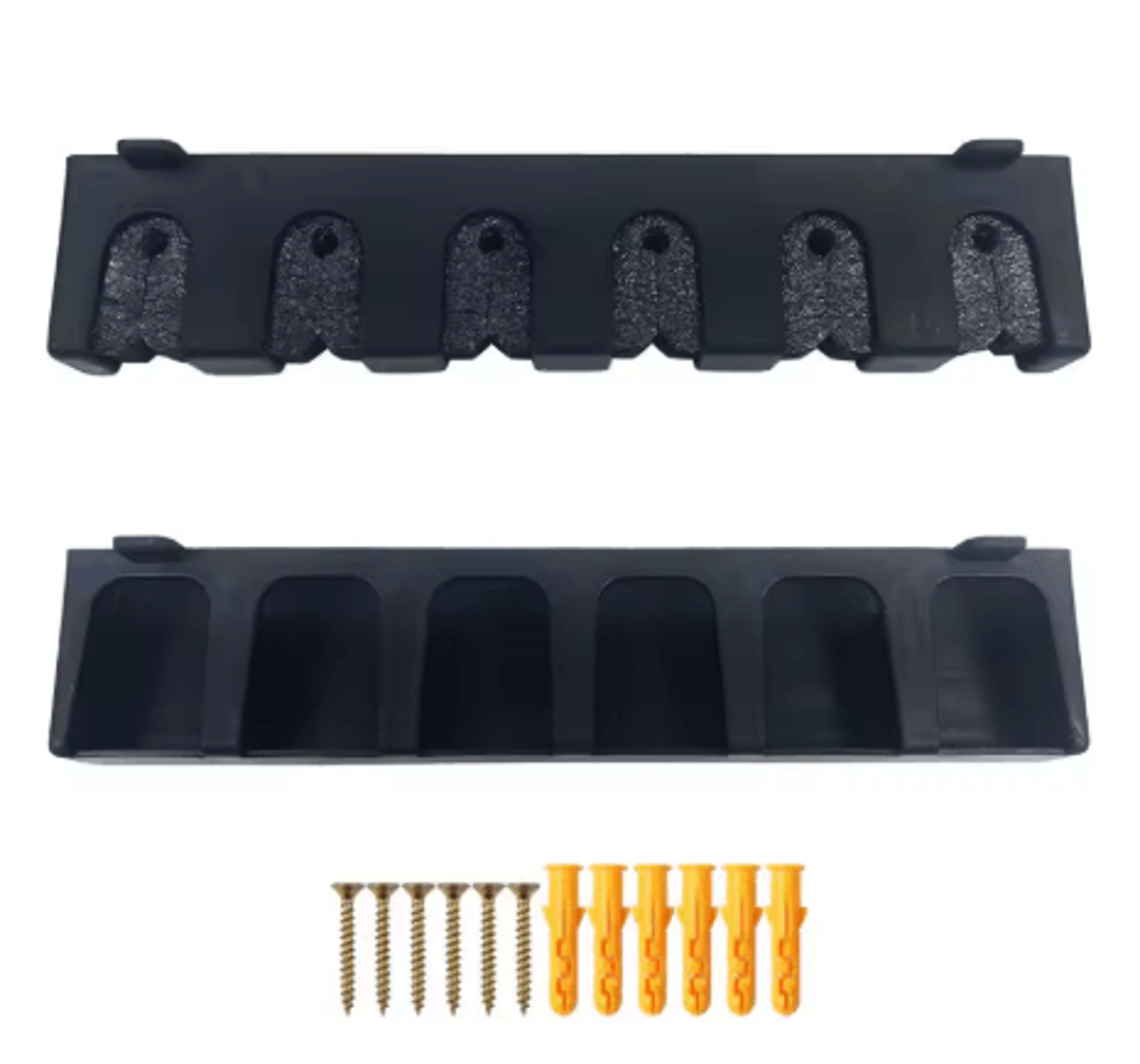 8 Rod Wall Mounted Fishing Rod Holder Modular Space Saving Storage Rack For Garage And Home 4