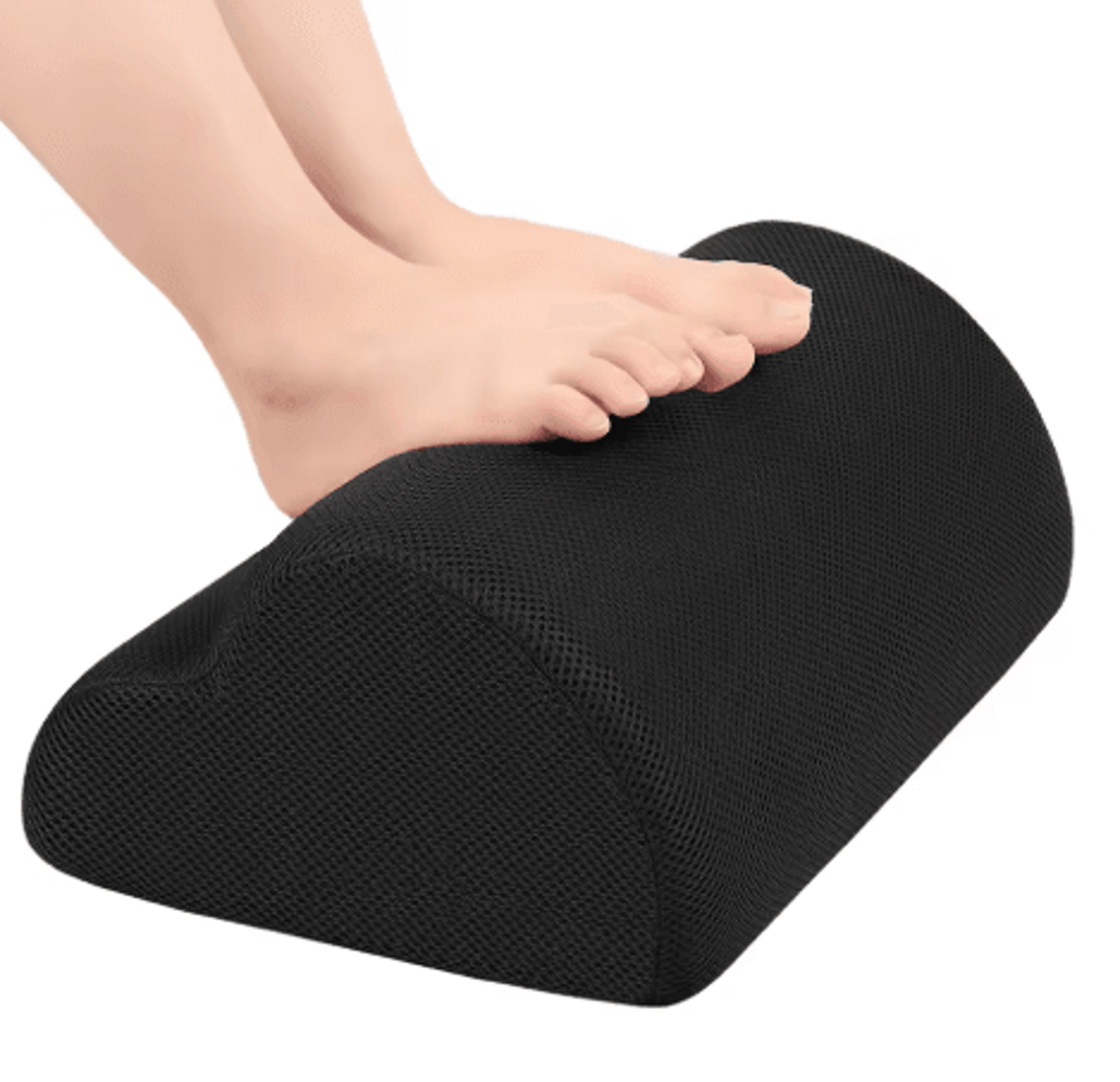 Large Ergonomic Foot Rest Under Desk Foot Stool For Office Home And Car Washable Cover 0