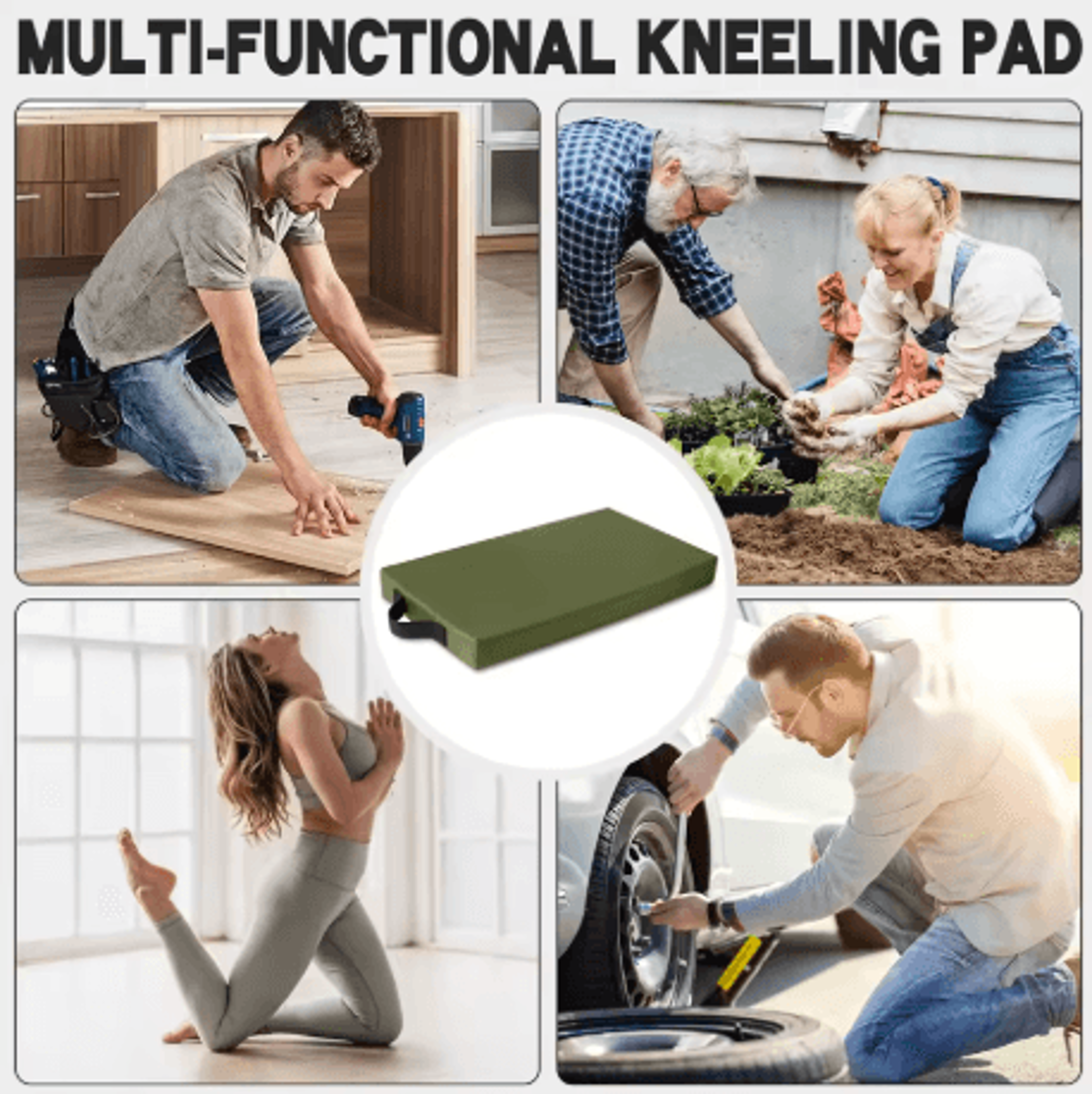 Extra Thick Garden Knee Pad Waterproof Non Slip Kneeling Cushion For Gardening And Repairs 0