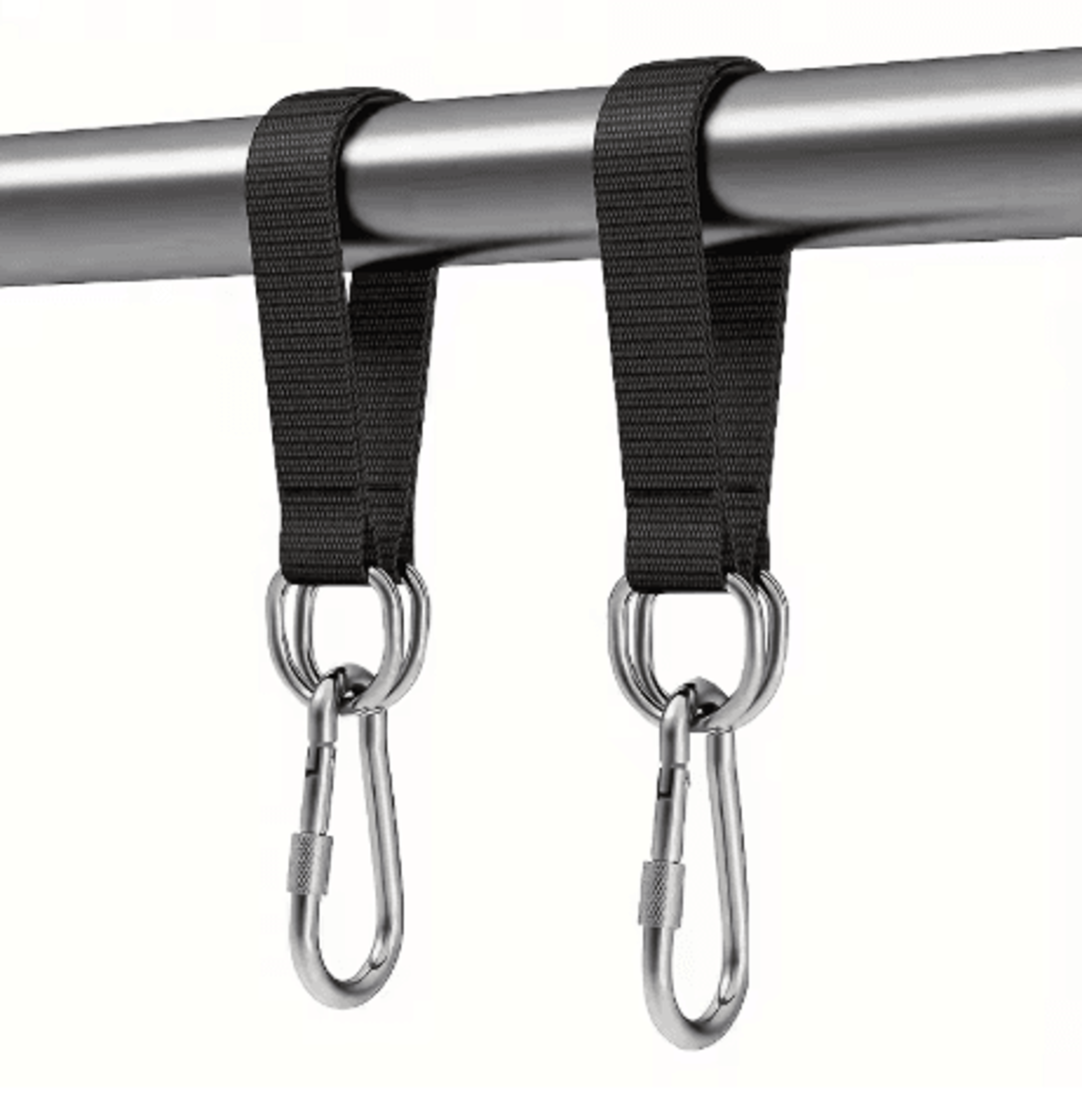 Durable Hammock Hanging Belt Set 1 To 2PCS Heavy Duty Straps With Steel Alloy Hooks For Camping And 0