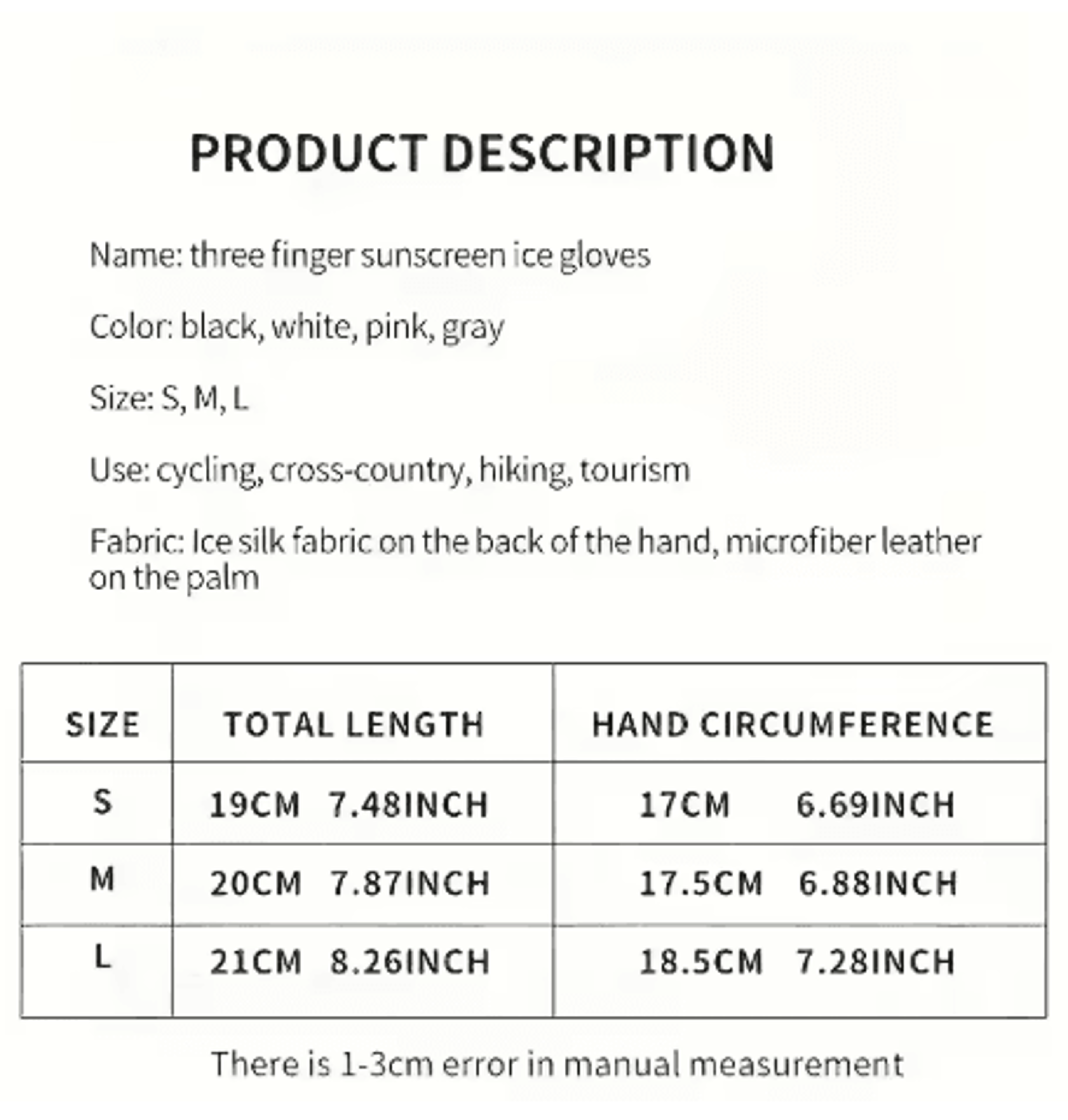 Ice Silk Full Finger Gloves Breathable Anti Slip Sunscreen Gloves For Cycling Fishing And Driving 4