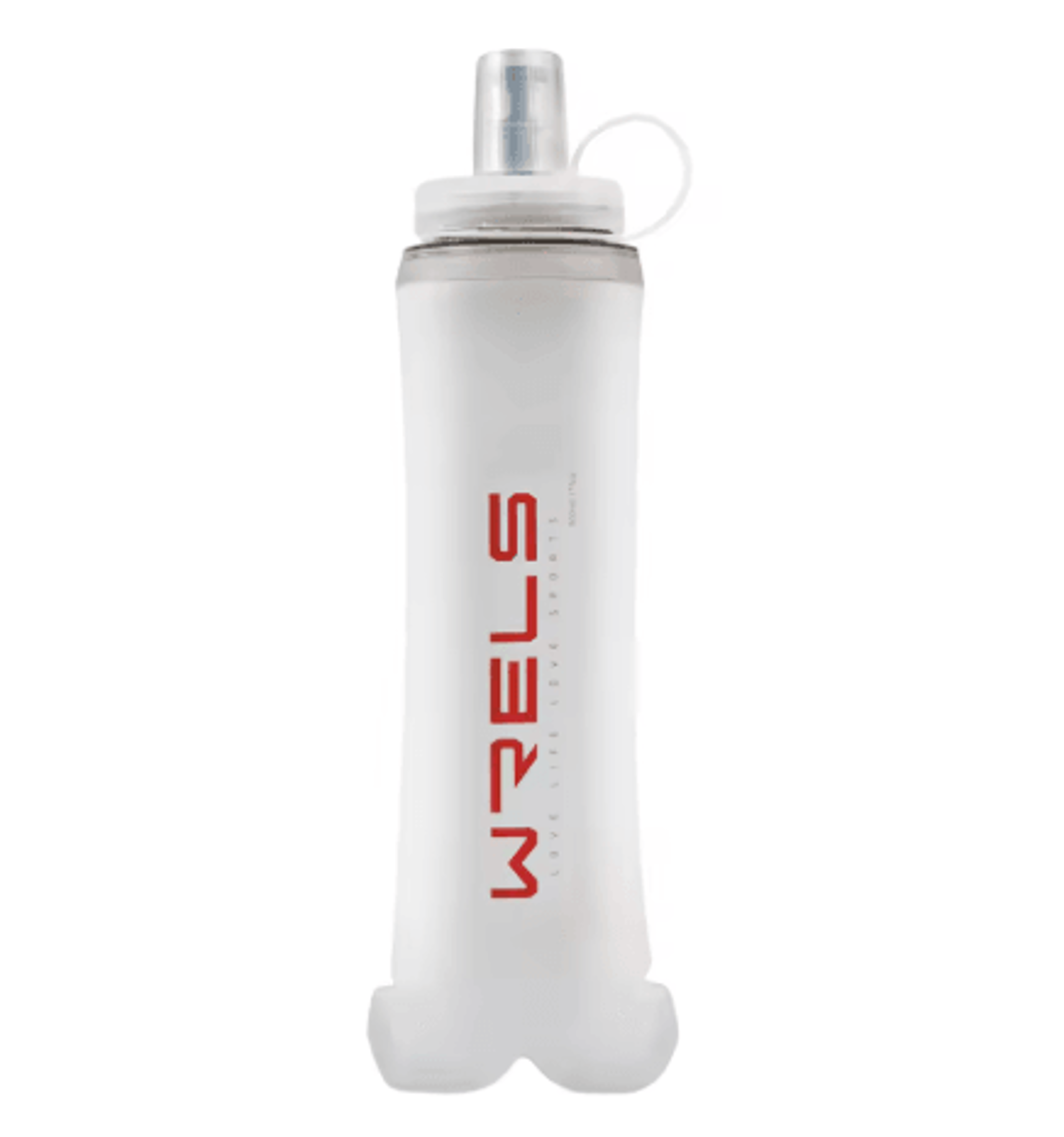 Collapsible Soft Water Bottle Large Caliber Sports Flask For Cycling Hiking And Running 4