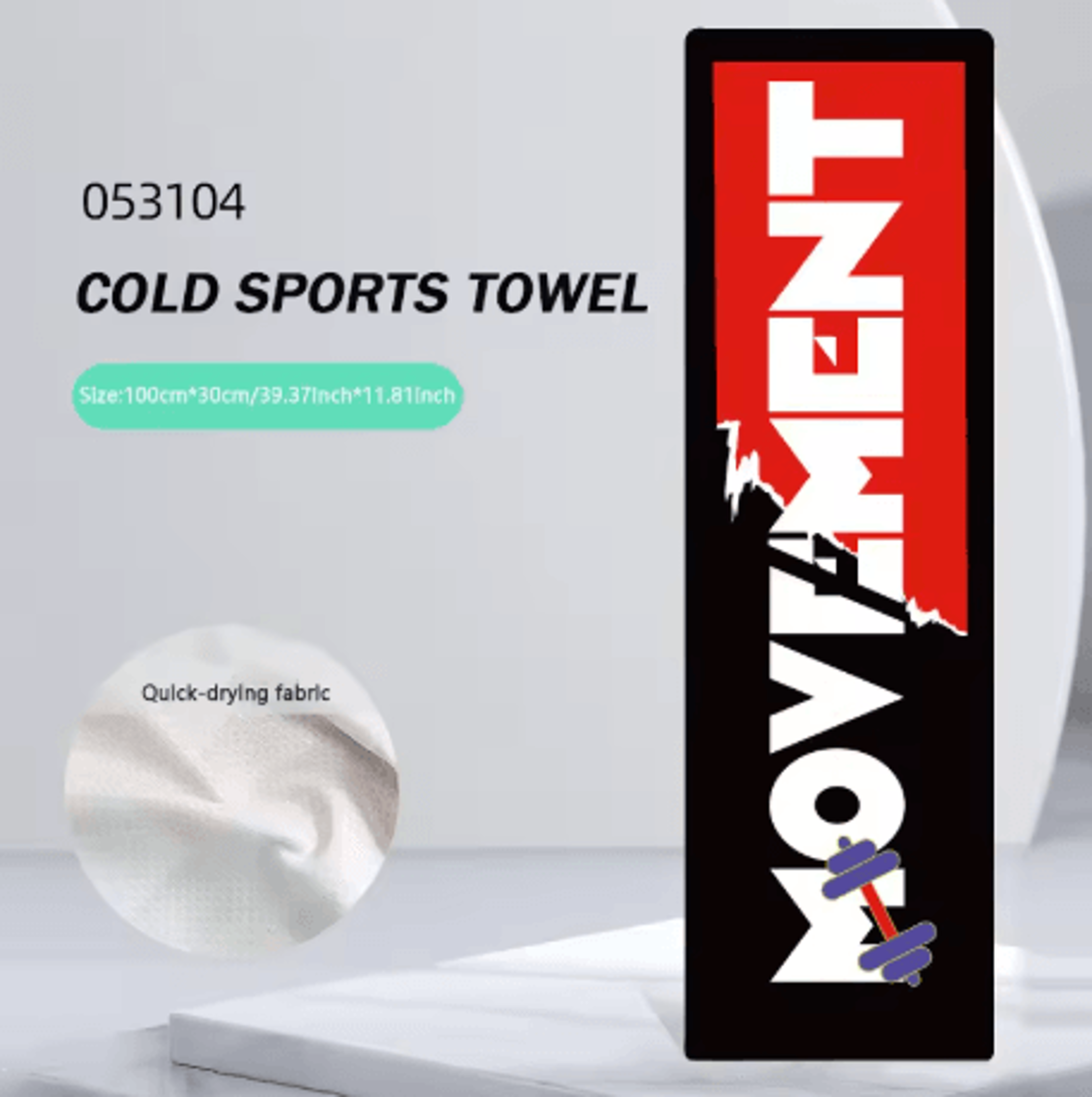 Quick Dry Cooling Sports Towel Breathable Cold Feeling Microfiber Towel For Gym Running And Yoga 1