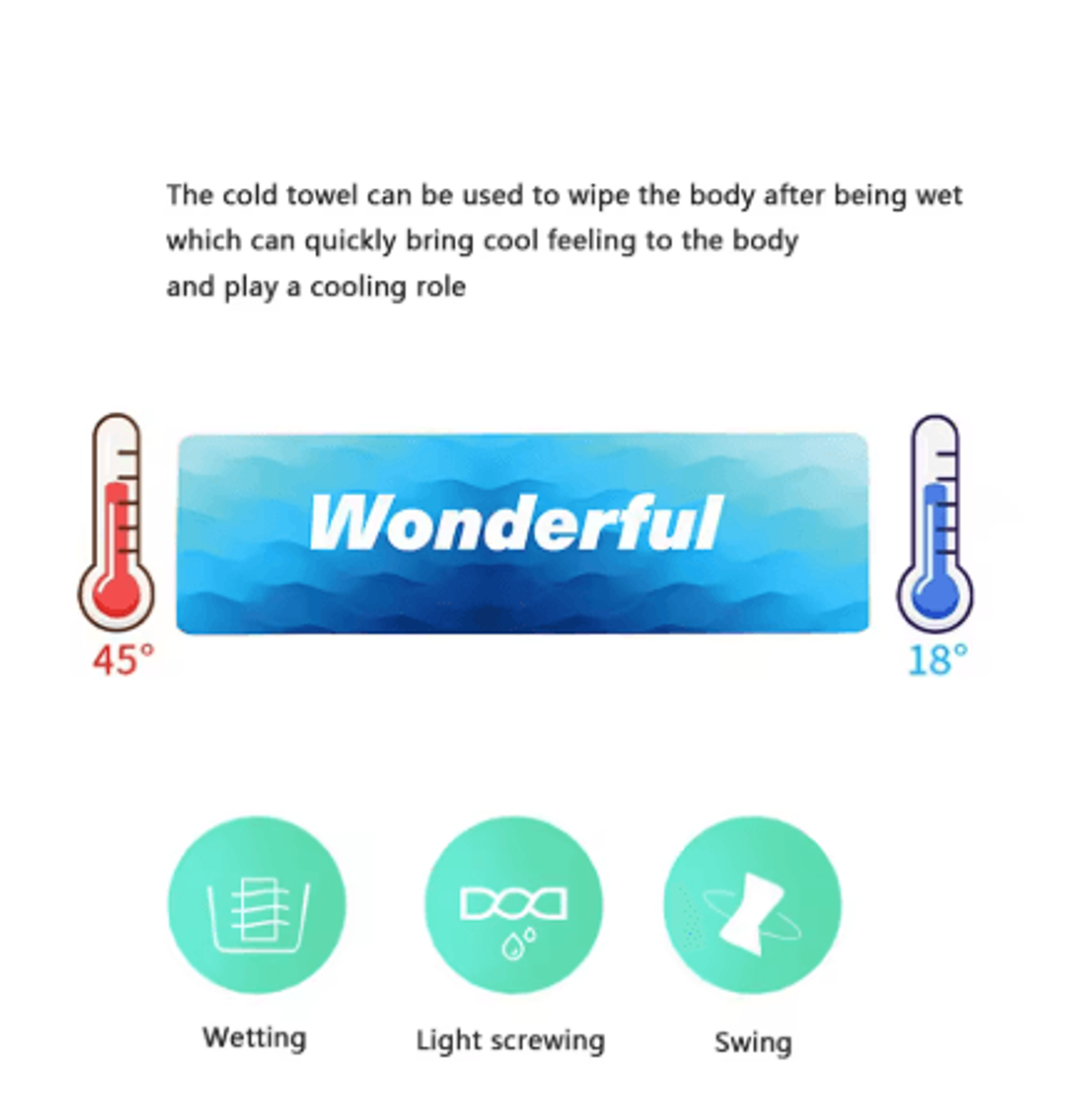Quick Dry Cooling Sports Towel Breathable Cold Feeling Microfiber Towel For Gym Running And Yoga 8