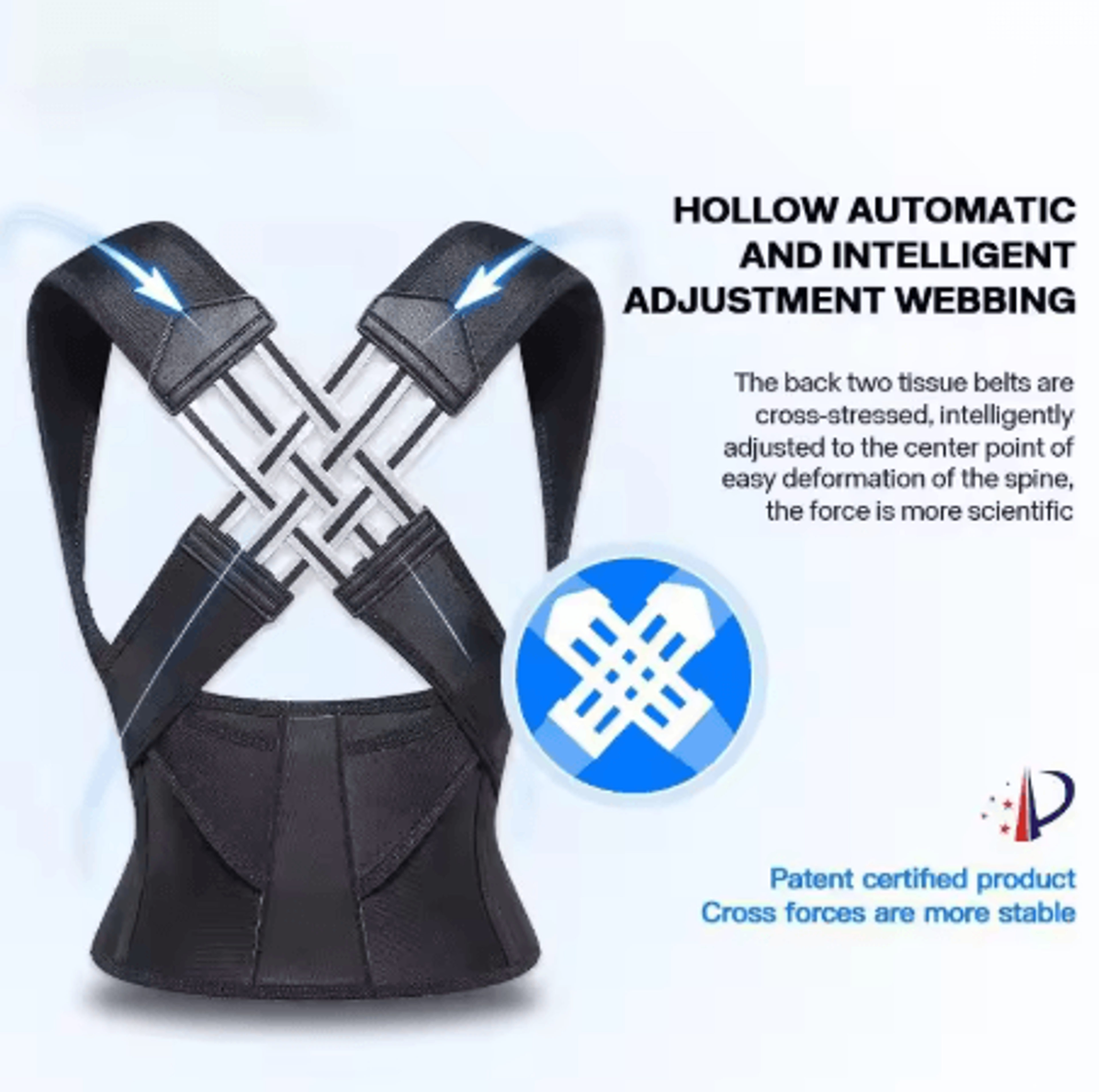 Adjustable Posture Corrector Back Support Belt Spine Alignment And Abdominal Waist Trainer For Men  5