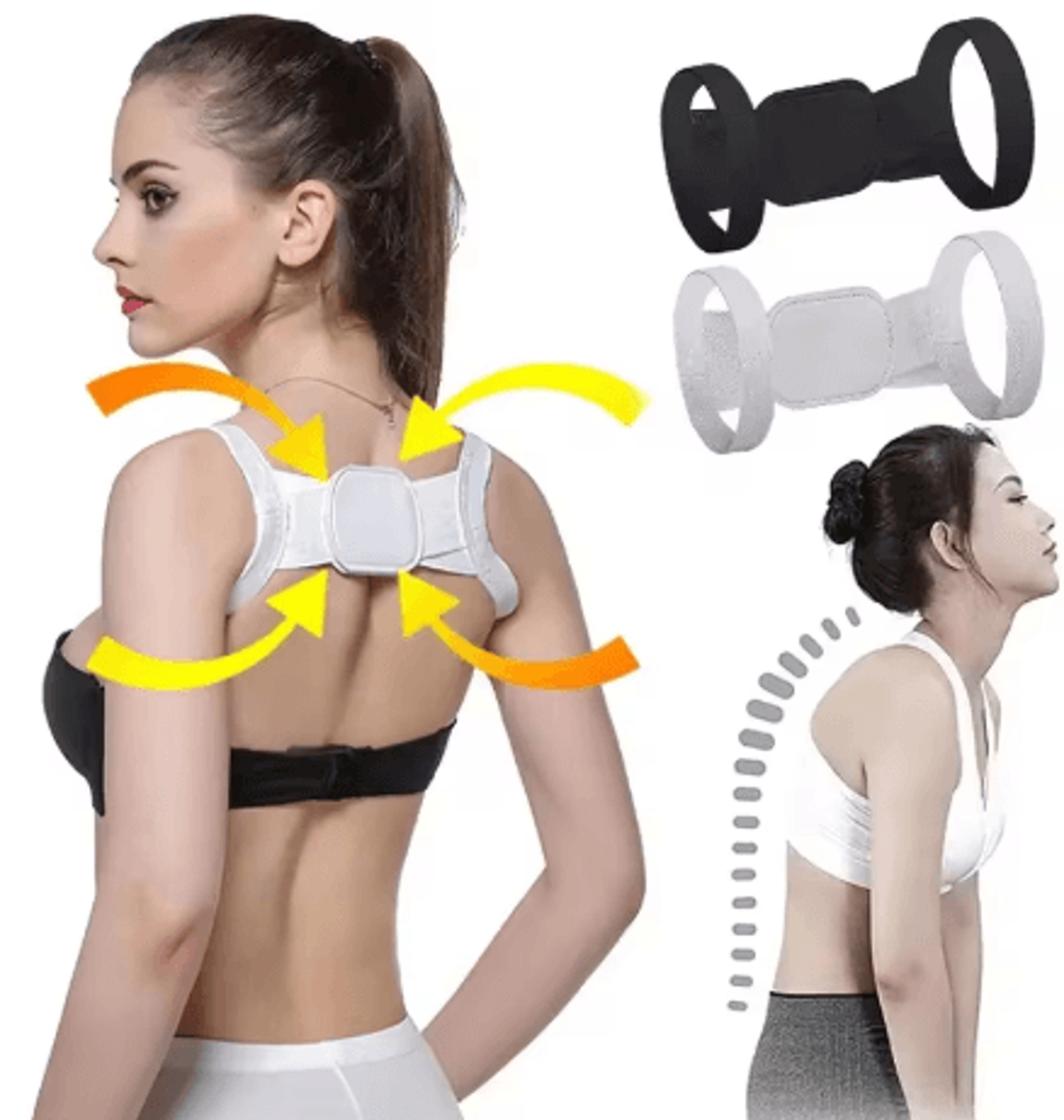 Invisible Adjustable Posture Corrector Camelback Rectifying Back Support For Men And Women 0