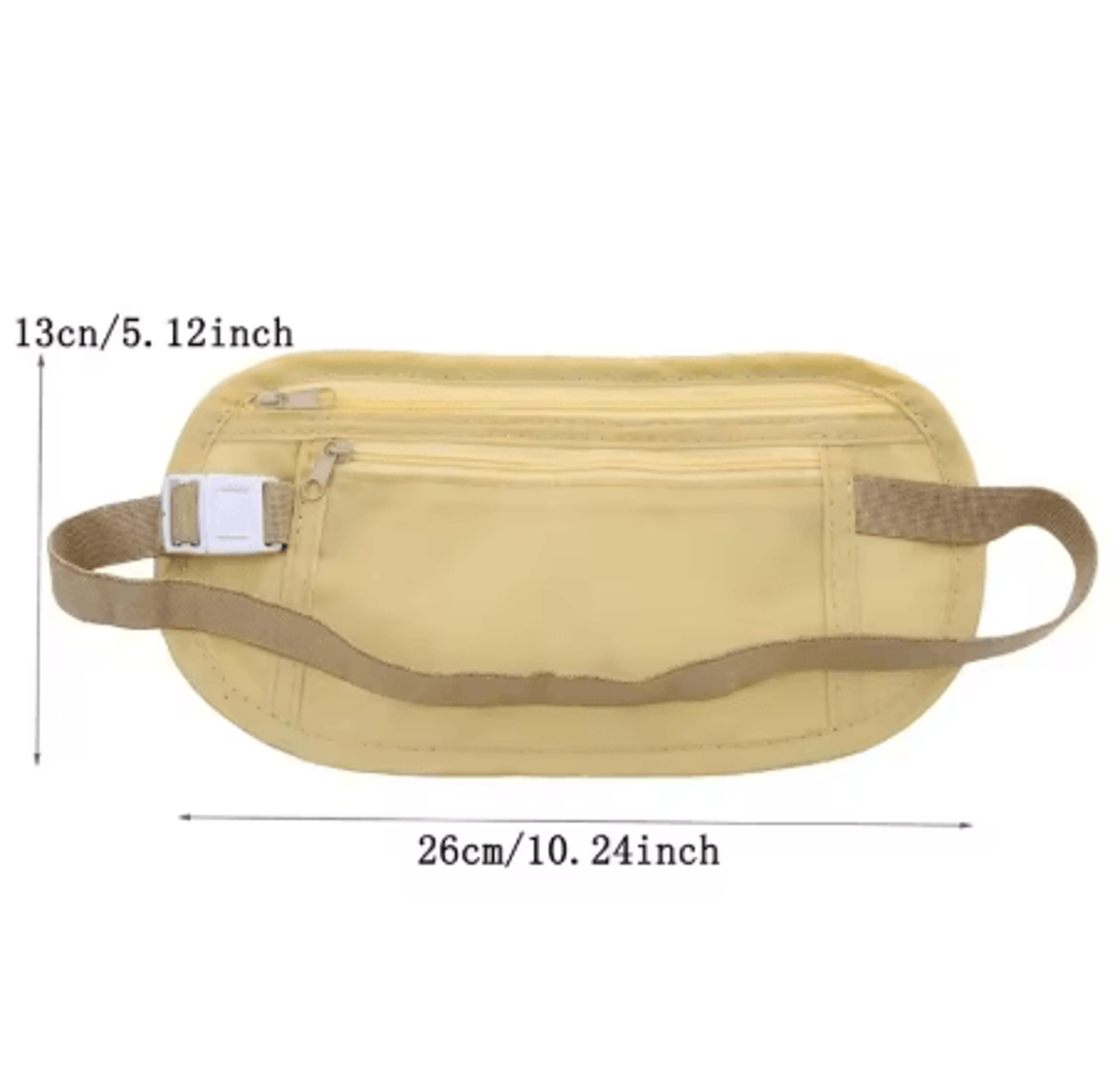 Invisible Running Waist Bag Hidden Travel Money Belt And Security Wallet 3