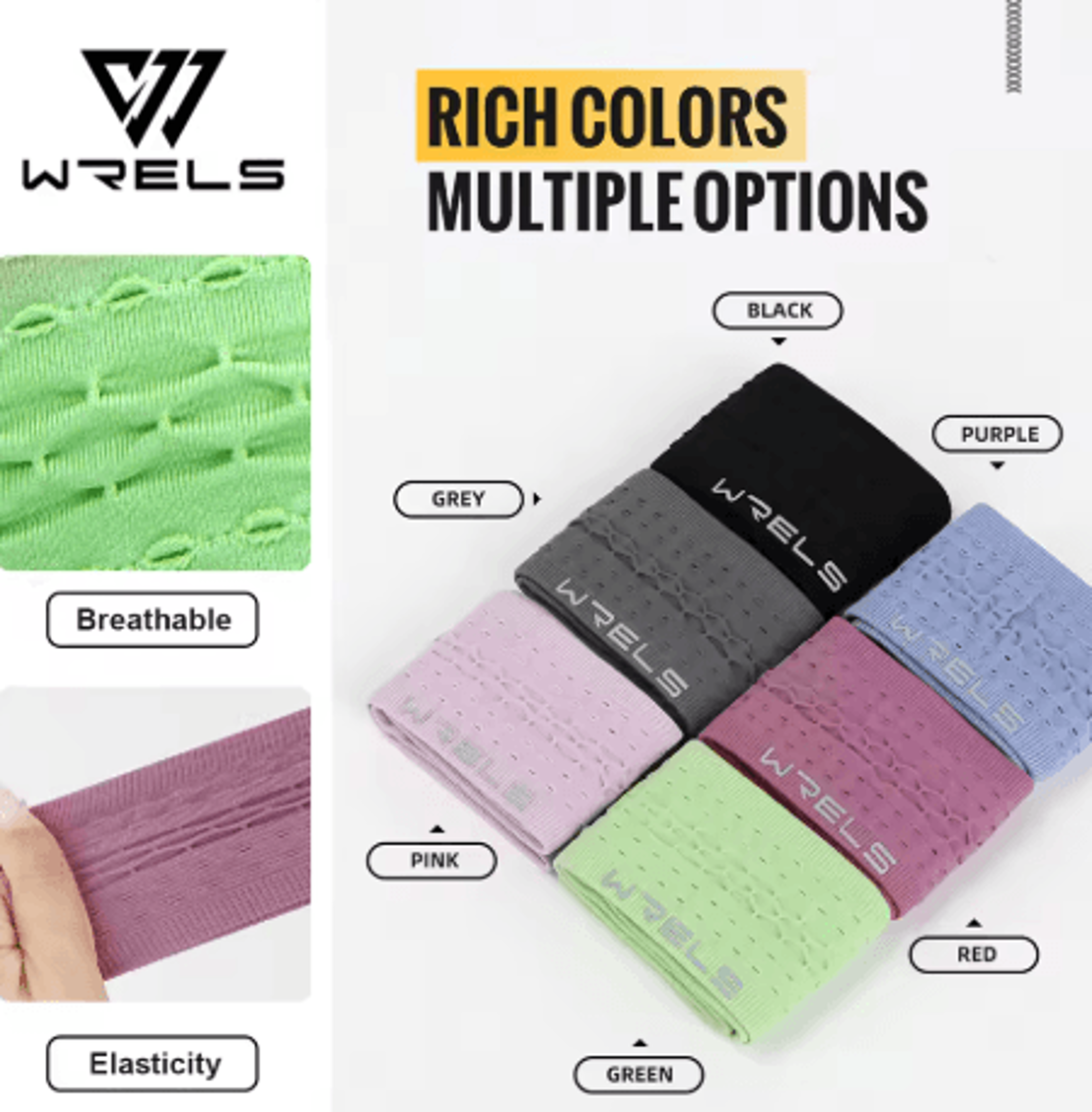 Unisex Non Slip Sports Headband Moisture Wicking Workout Sweatband For Running Cycling And Yoga 7