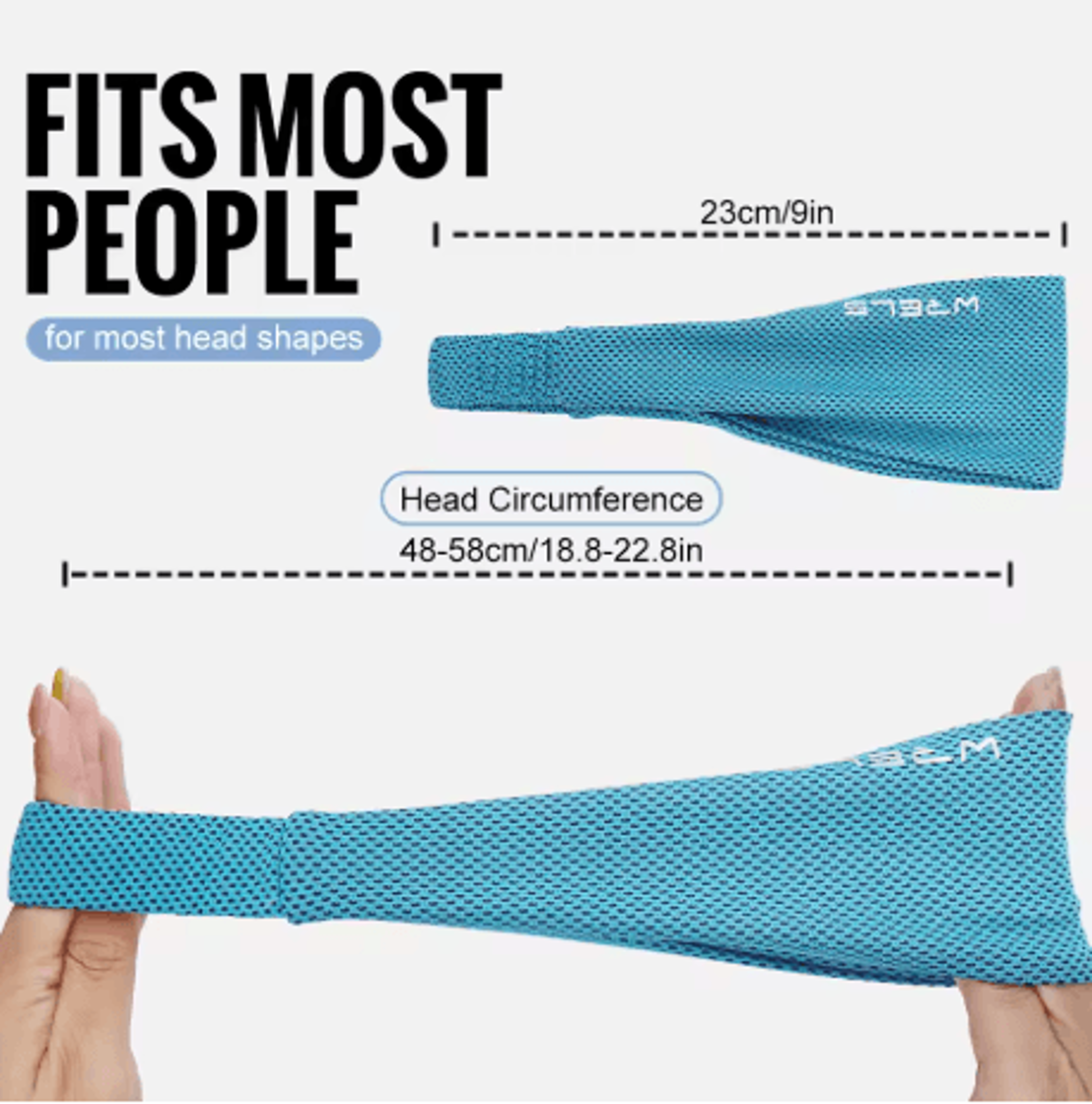 Summer Sports Headband Breathable Non Slip Sweat Wicking Fitness Hairband For Running And Tennis 5