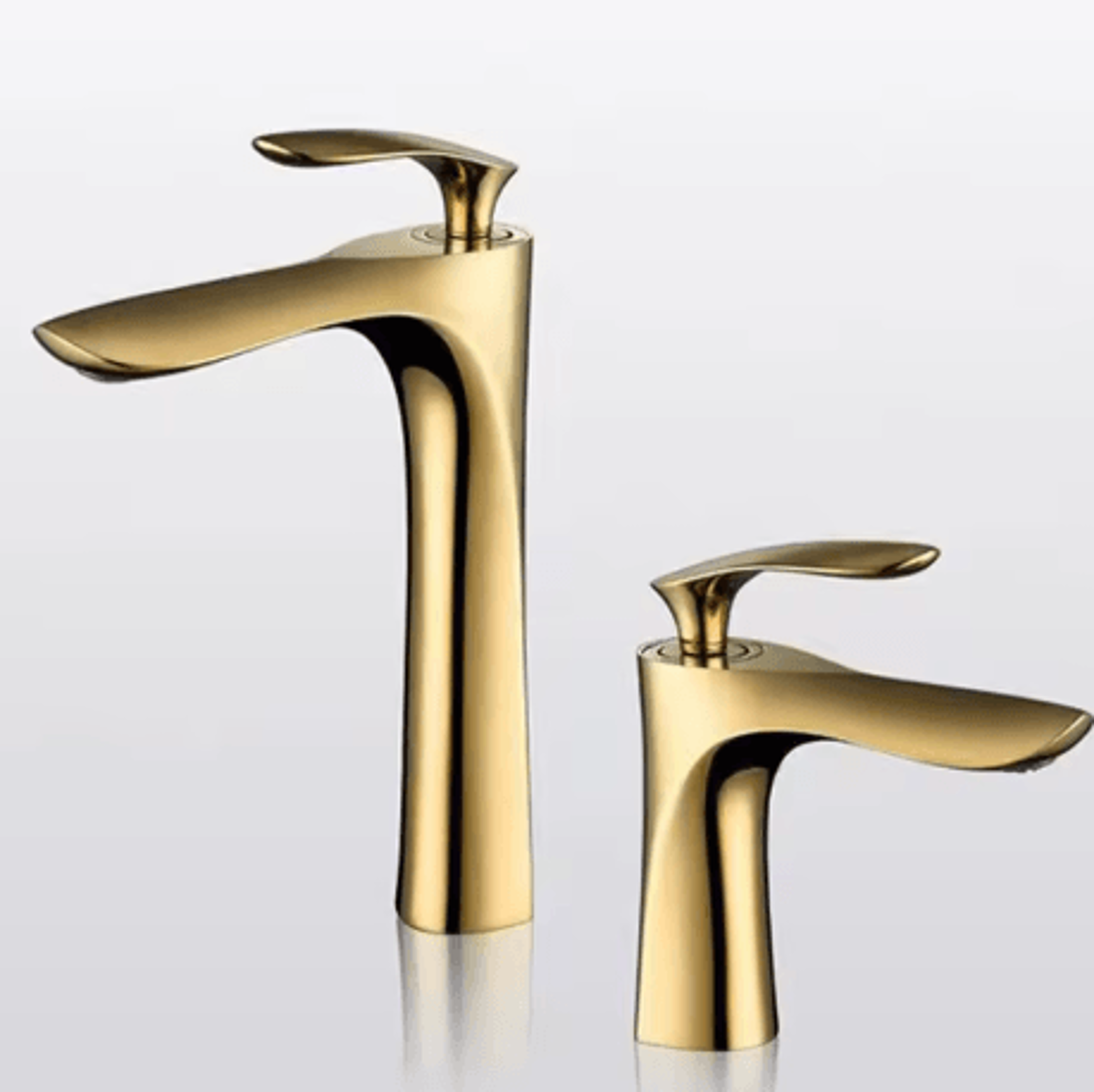 Golden Maple Leaf Basin Faucet Hot And Cold Single Hole Countertop Washbasin Faucet 0