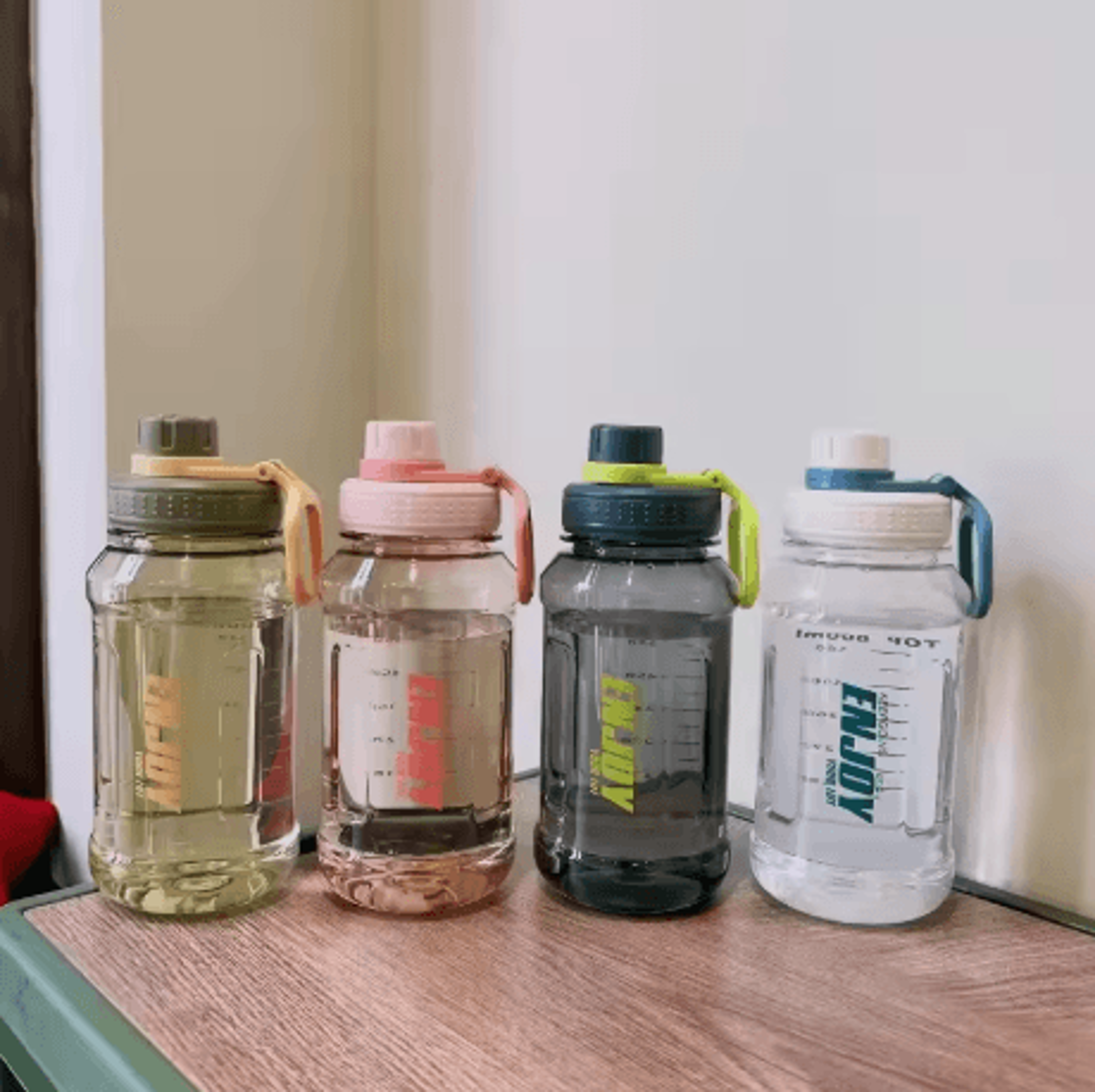 1 Liter Large Capacity Sports Water Bottle BPA Free Plastic Gym And Outdoor Drinking Bottle With Li 5